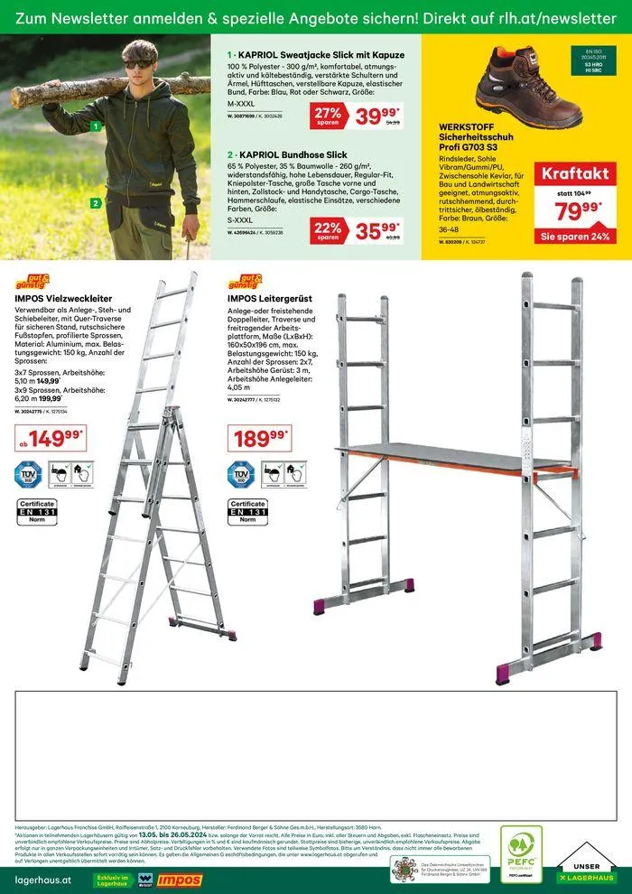 Salzburger Lagerhaus Katalog von 12. Mai bis 26. Mai 2024 - Flugblätt seite  6