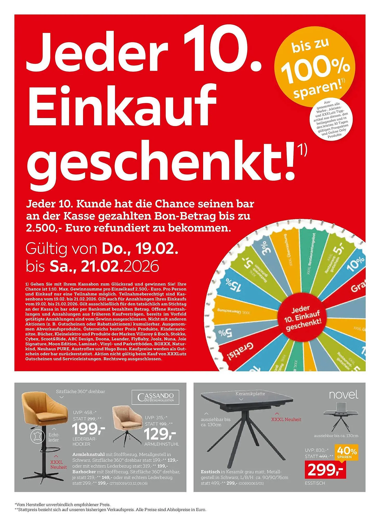 XXXLutz Prospekt von 18. Februar bis 24. Februar 2026 - Flugblätt seite 2