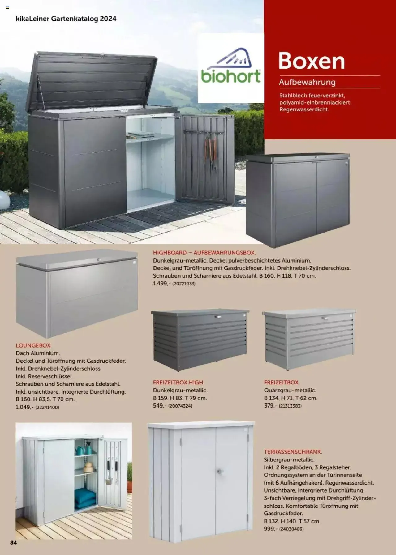 Leiner Garten Katalog 2024 von 4. März bis 30. September 2024 - Flugblätt seite 84