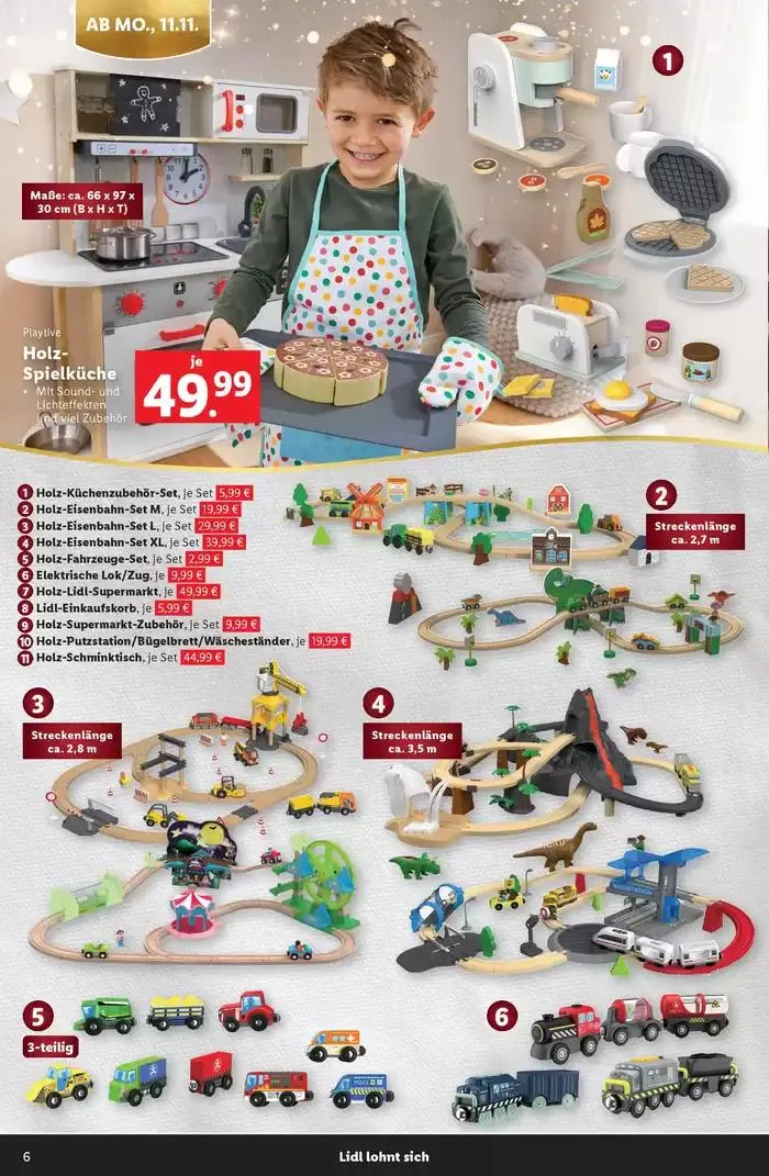 Sonderflyer Spielwarenkatalog von 4. November bis 14. Dezember 2024 - Flugblätt seite 6