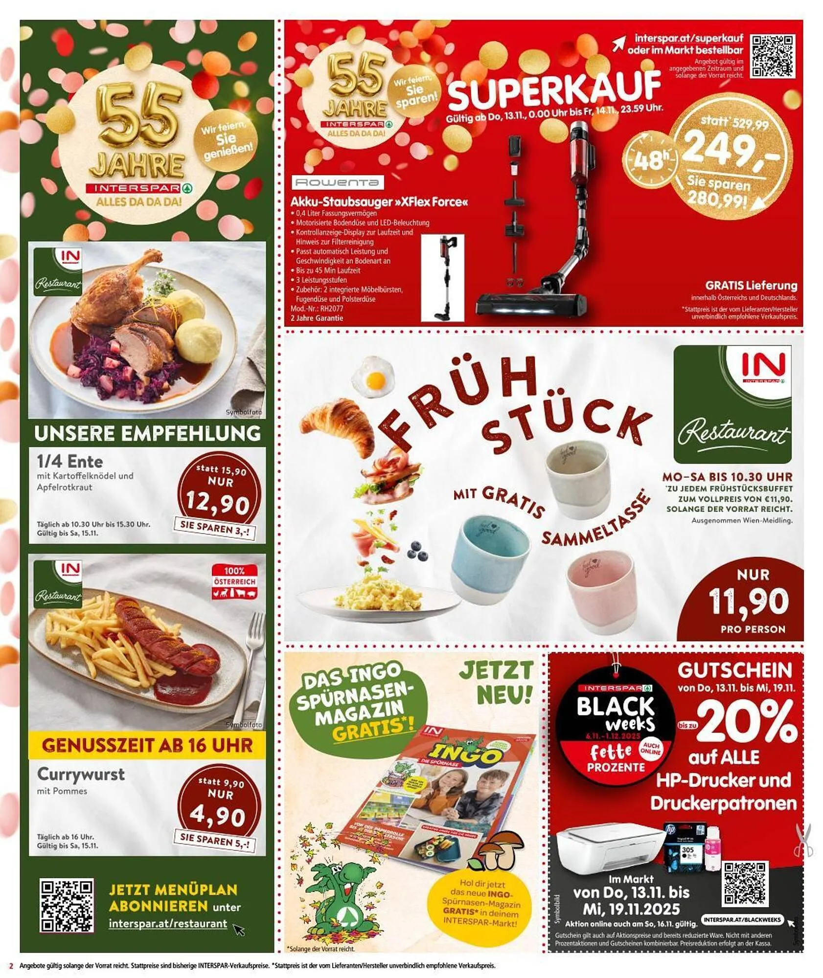 Interspar Flugblatt von 13. November bis 19. November 2025 - Flugblätt seite 2