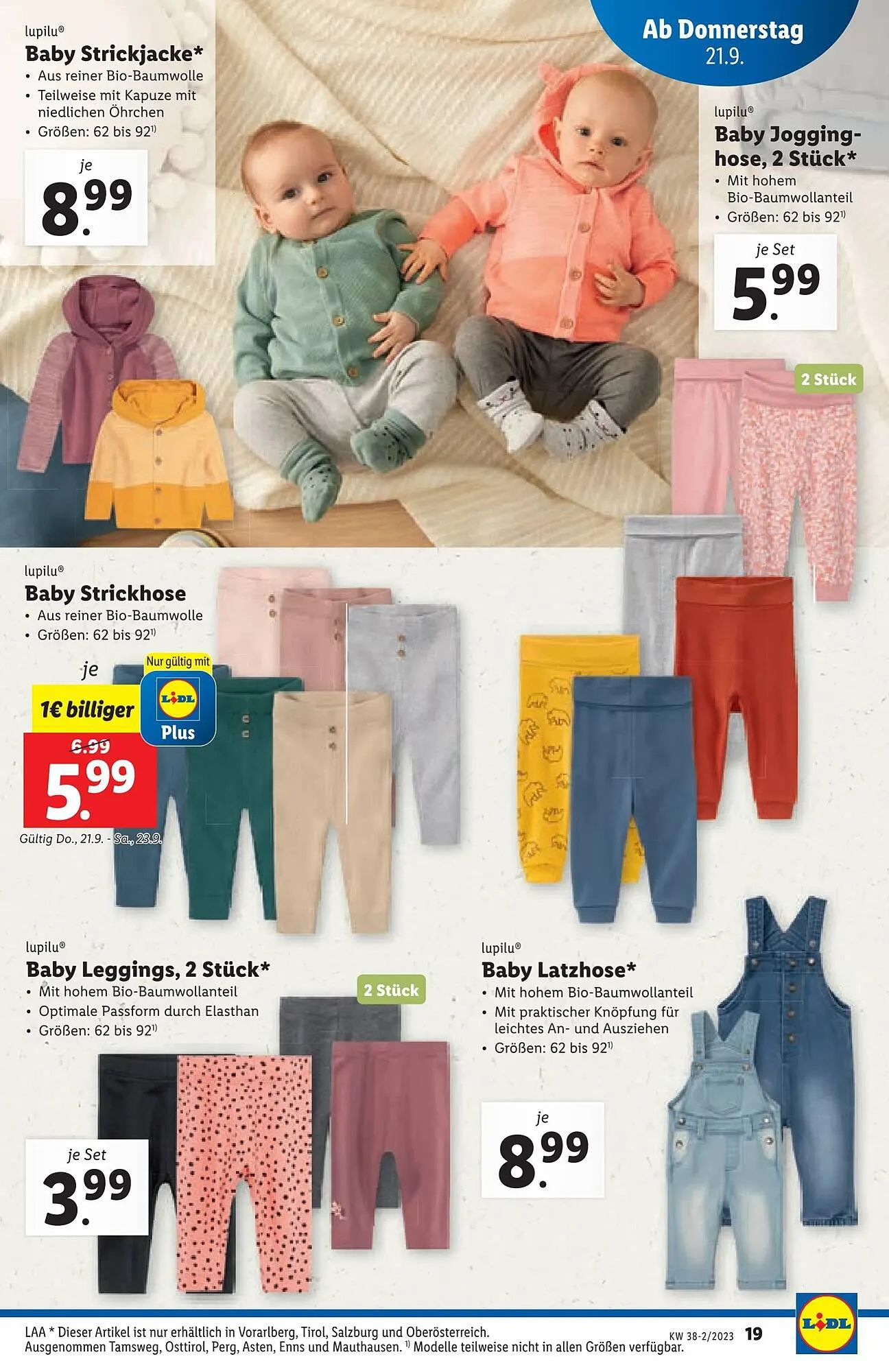 Lidl Flugblatt von 21. September bis 27. September 2023 - Flugblätt seite  19