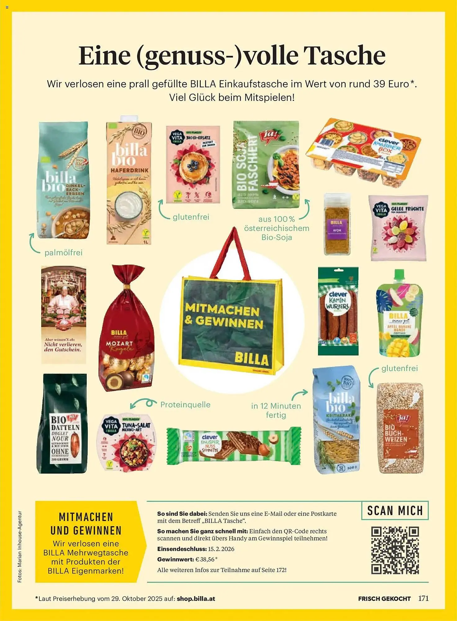 Billa Flugblatt von 1. Jänner bis 28. Februar 2026 - Flugblätt seite  167