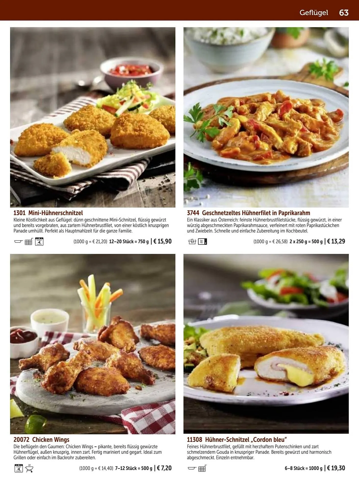 Bofrost Flugblatt von 25. September bis 29. Februar 2024 - Flugblätt seite  63