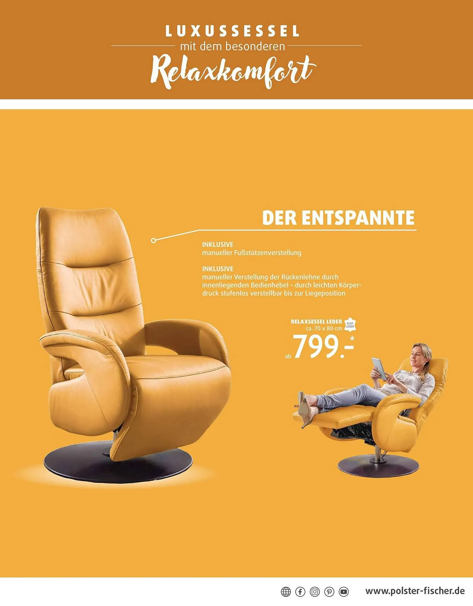 Polstermöbel Fischer Flugblatt von 15. Februar bis 17. März 2024 - Flugblätt seite  26