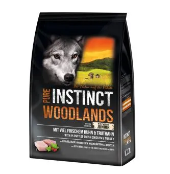 PURE INSTINCT WOODLANDS JUNIOR mit Huhn, Truthahn 4 kg