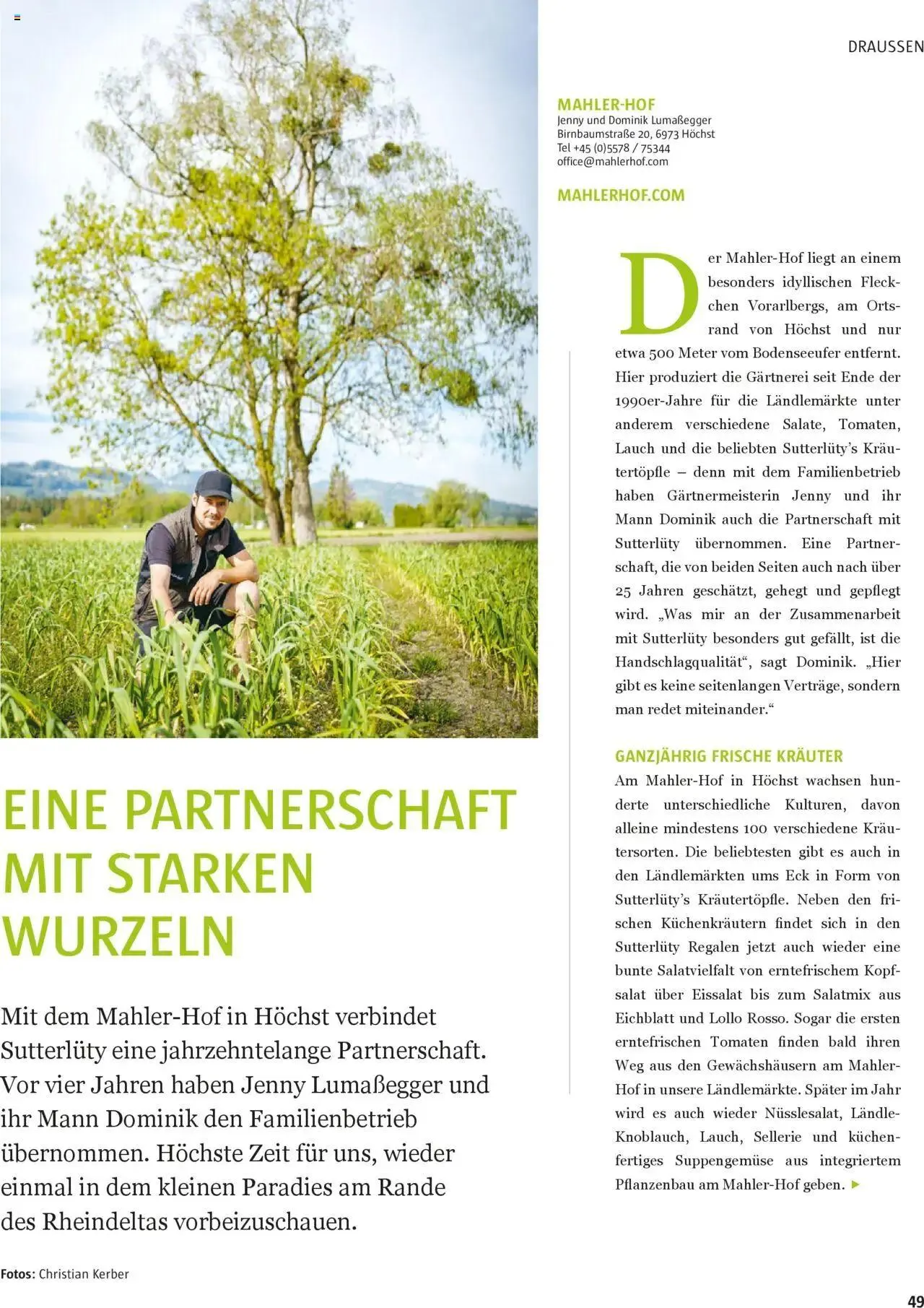 Sutterlüty B’sundrig Magazine von 3. Juli bis 31. Dezember 2024 - Flugblätt seite 116