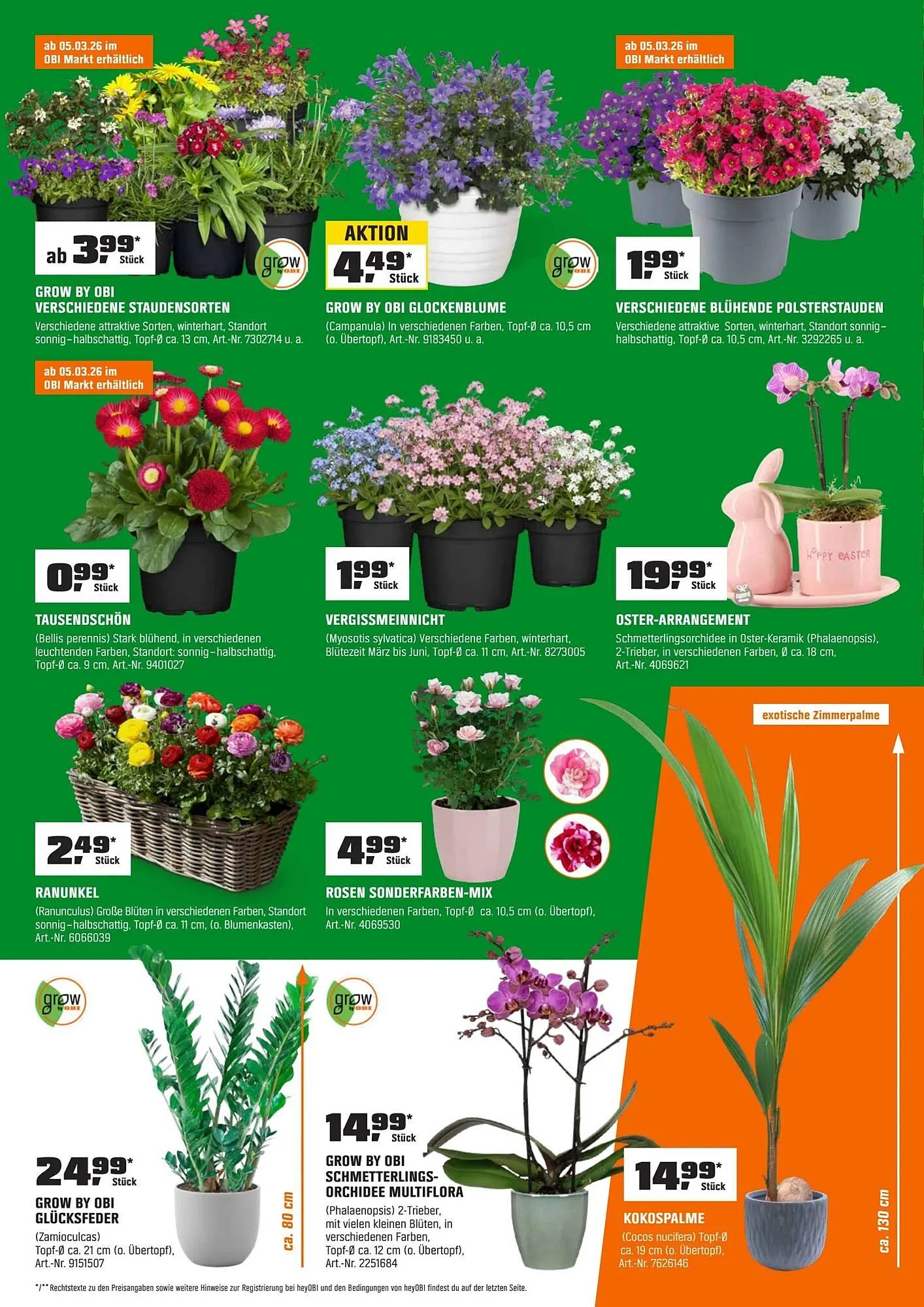OBI Flugblatt von 1. März bis 1. April 2026 - Flugblätt seite 8