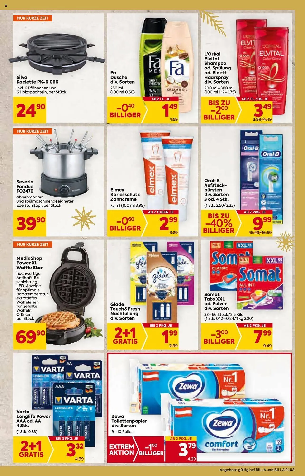 Billa Flugblatt von 7. Dezember bis 13. Dezember 2023 - Flugblätt seite 19