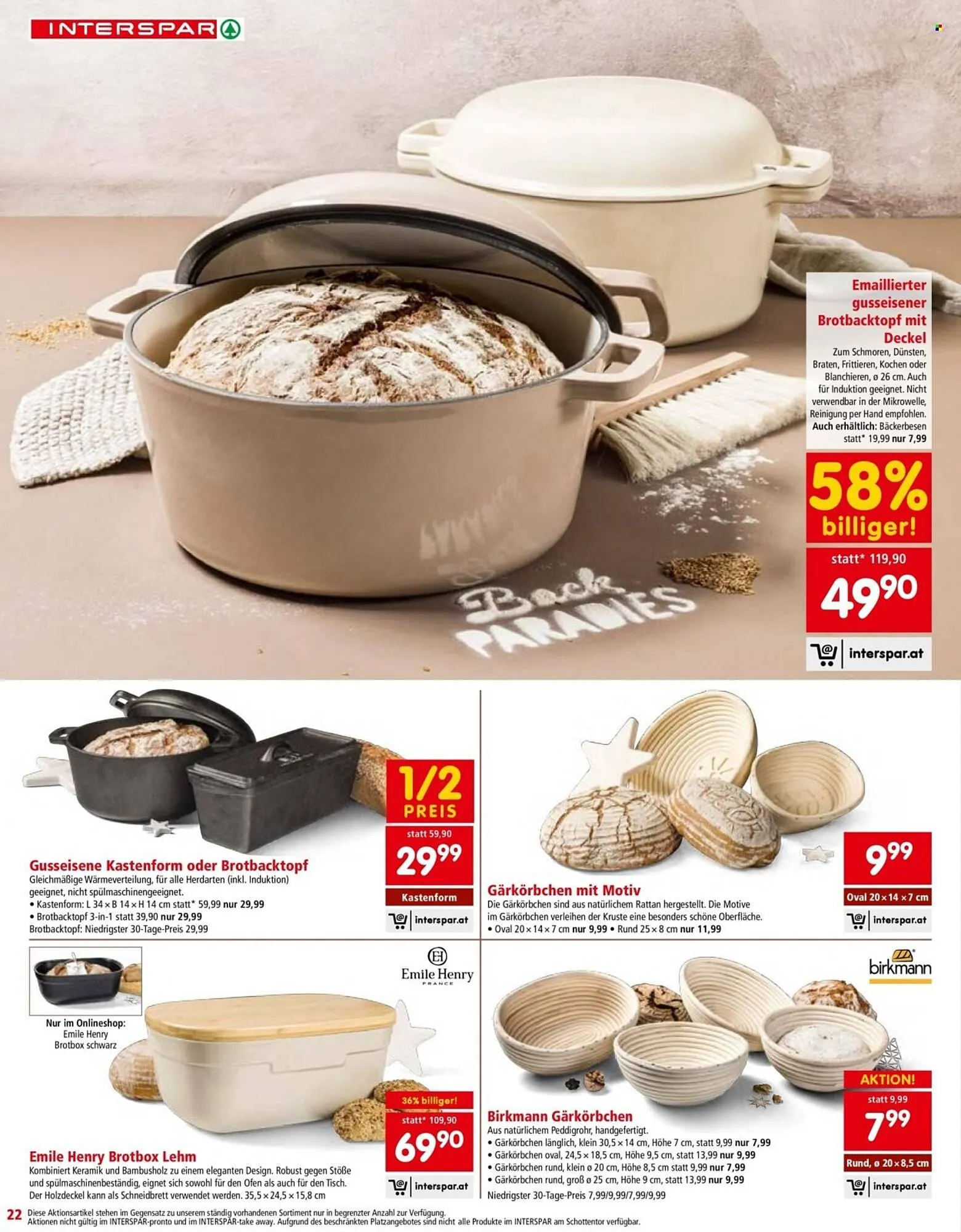 Interspar Flugblatt von 2. Oktober bis 20. Dezember 2025 - Flugblätt seite 22