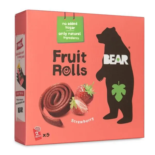 Bear Frucht Rollen Erdbeere