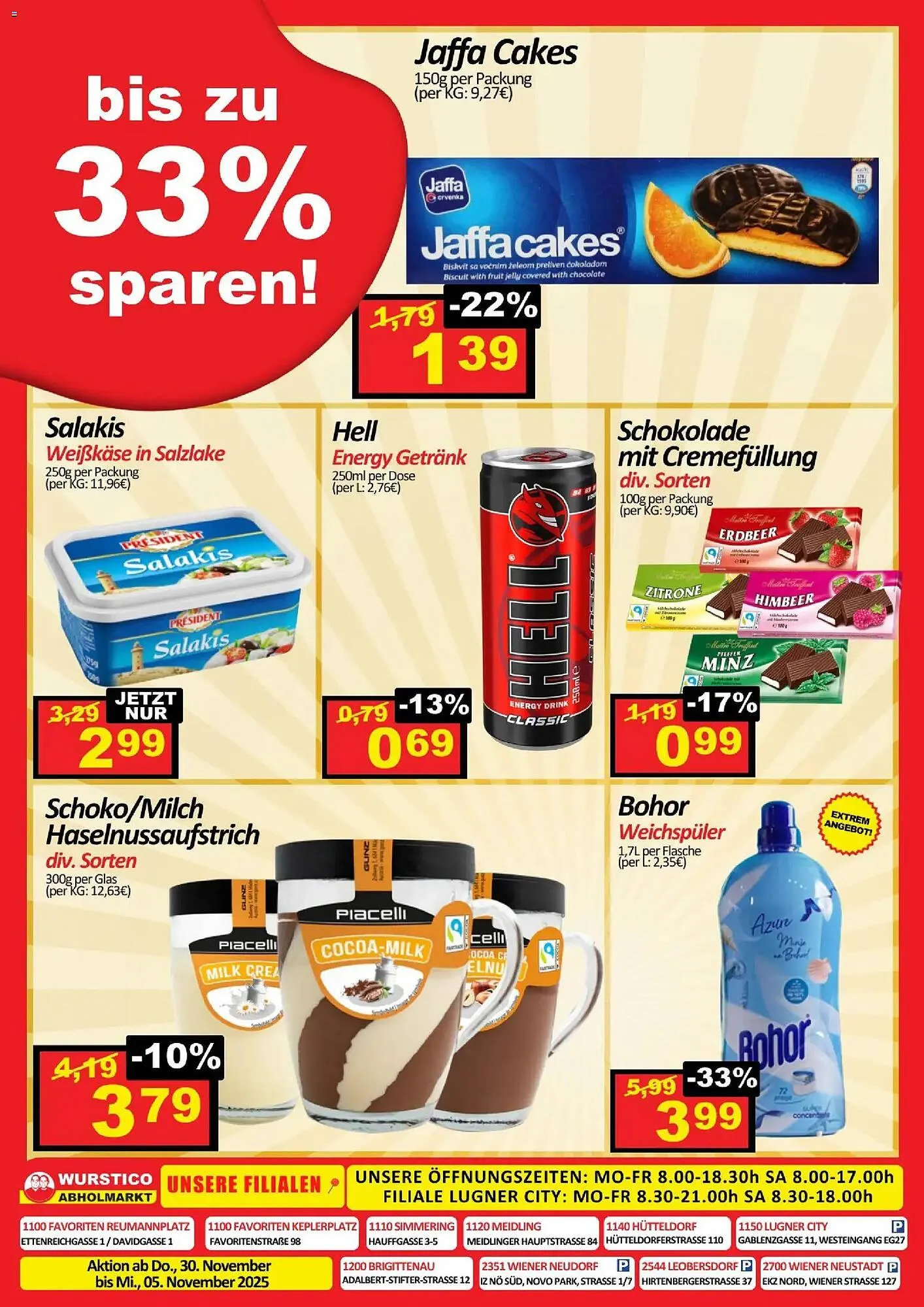 Wurstico Flugblatt von 30. Oktober bis 5. November 2025 - Flugblätt seite  3