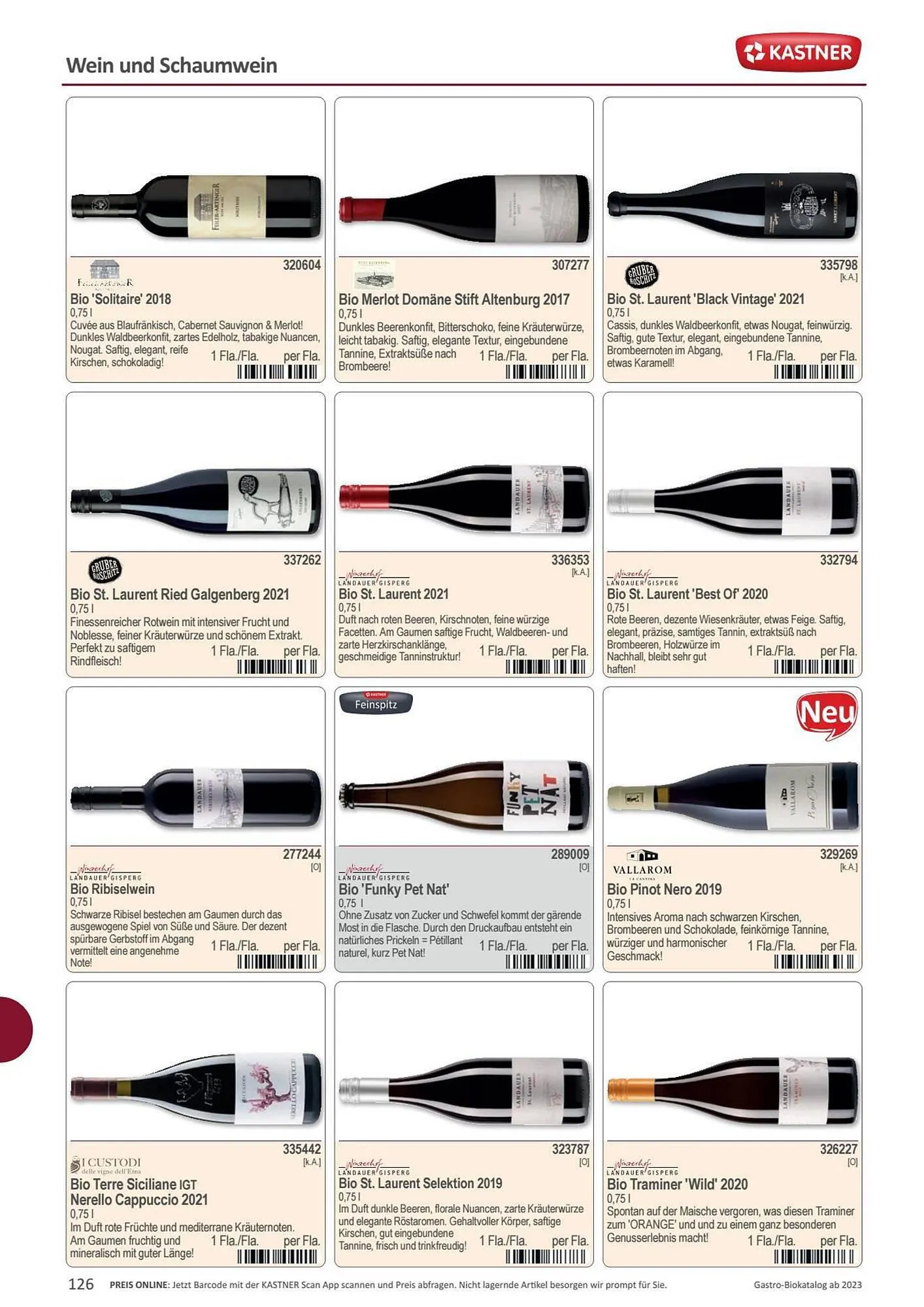 Kastner Flugblatt von 15. September bis 30. Dezember 2023 - Flugblätt seite  128