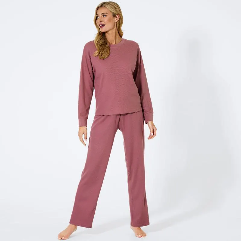 Damen-Freizeit-Hose mit schicker Struktur