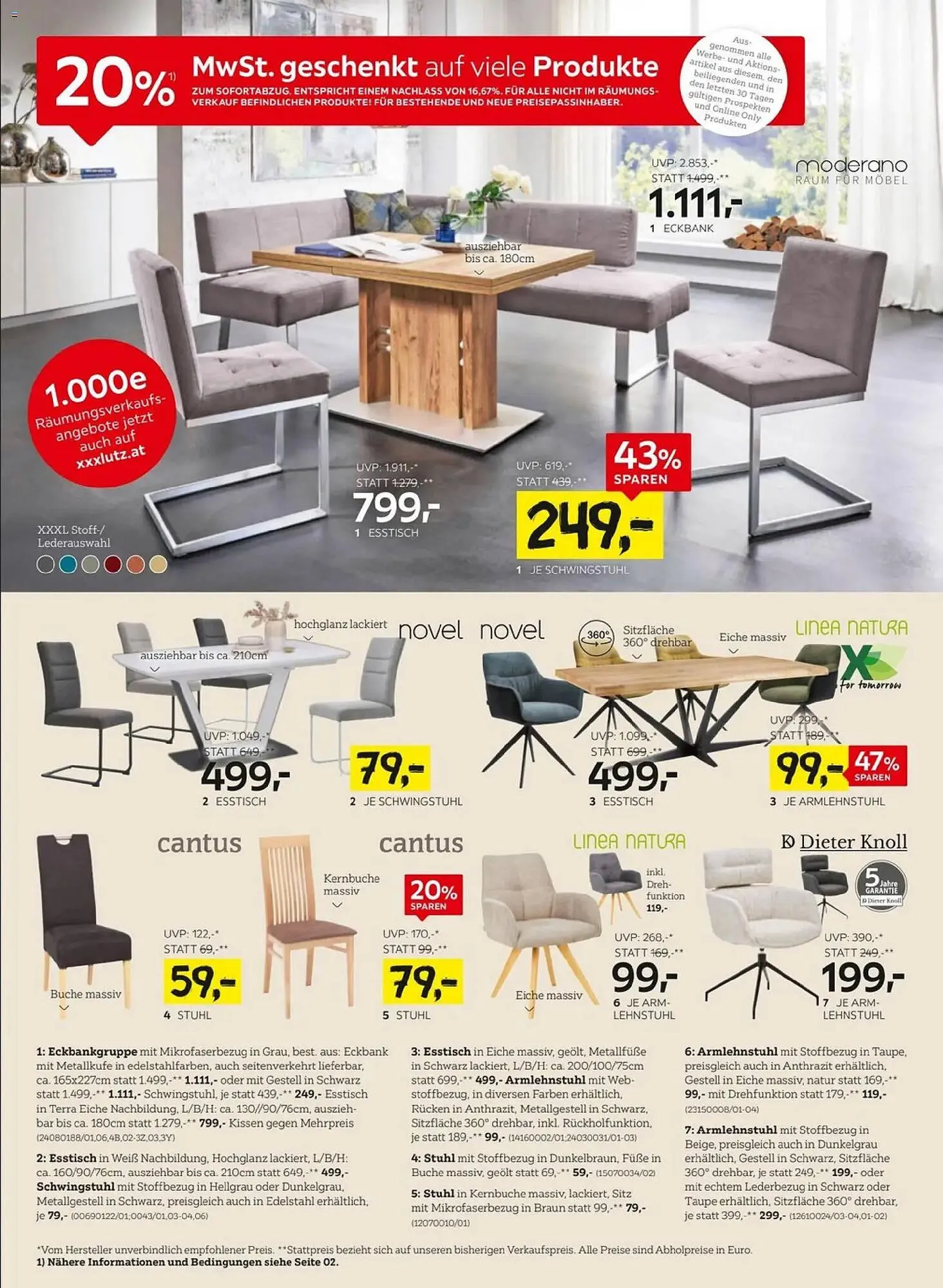 XXXLutz Prospekt von 29. Dezember bis 10. Jänner 2026 - Flugblätt seite  8