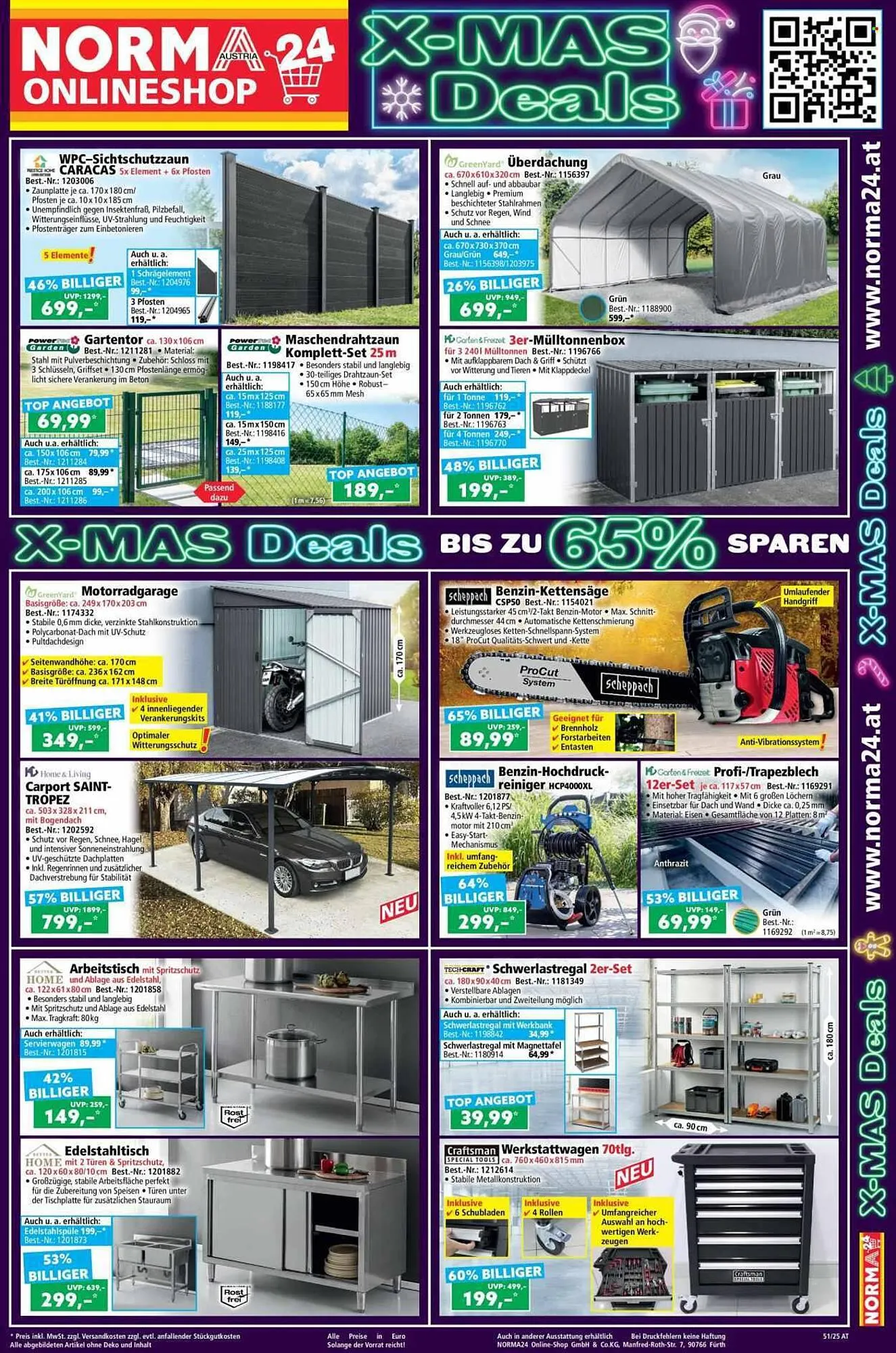 Norma Prospekt von 13. Dezember bis 21. Dezember 2025 - Flugblätt seite 1