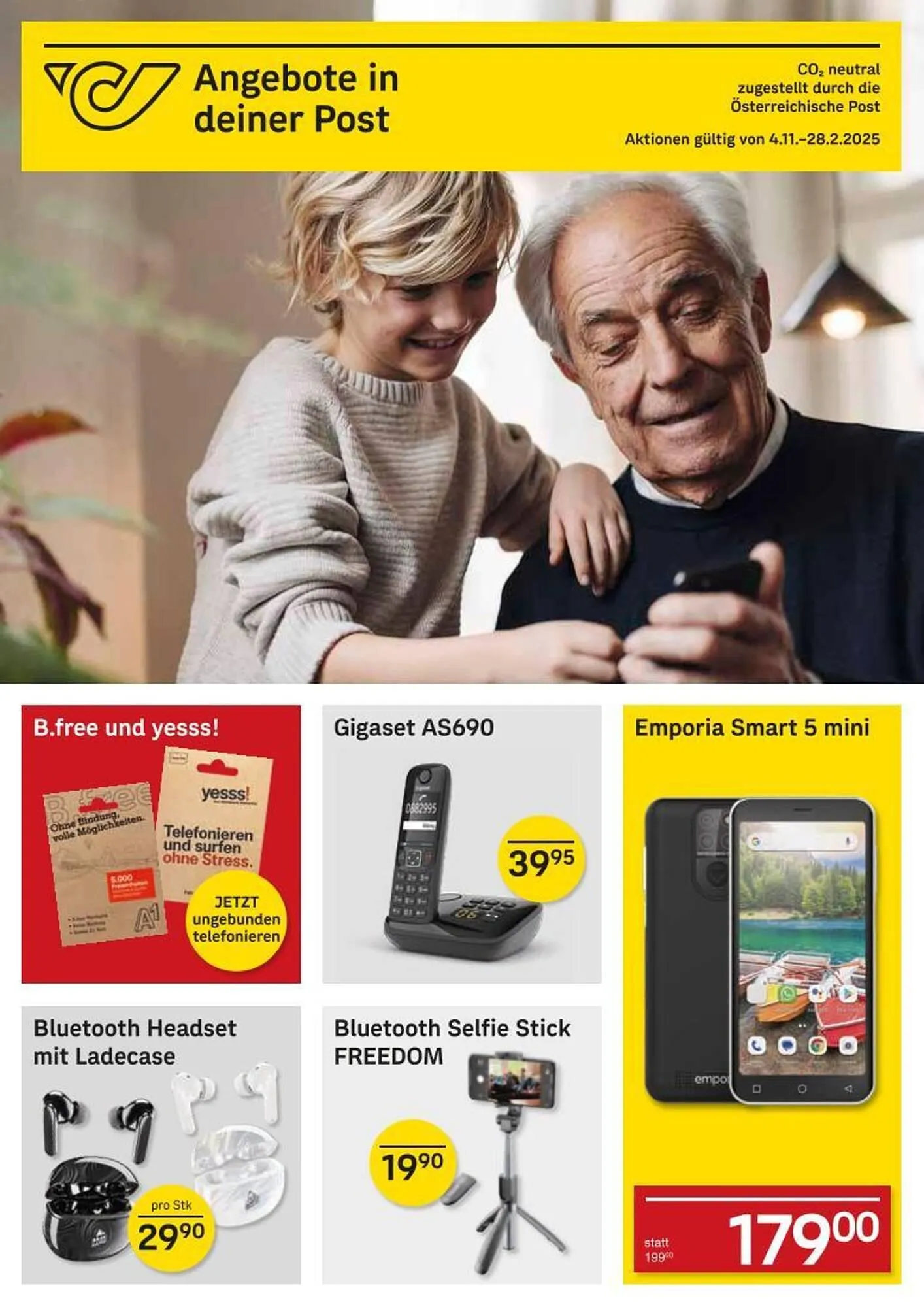 Post Flugblatt von 30. Dezember bis 28. Februar 2025 - Flugblätt seite  1