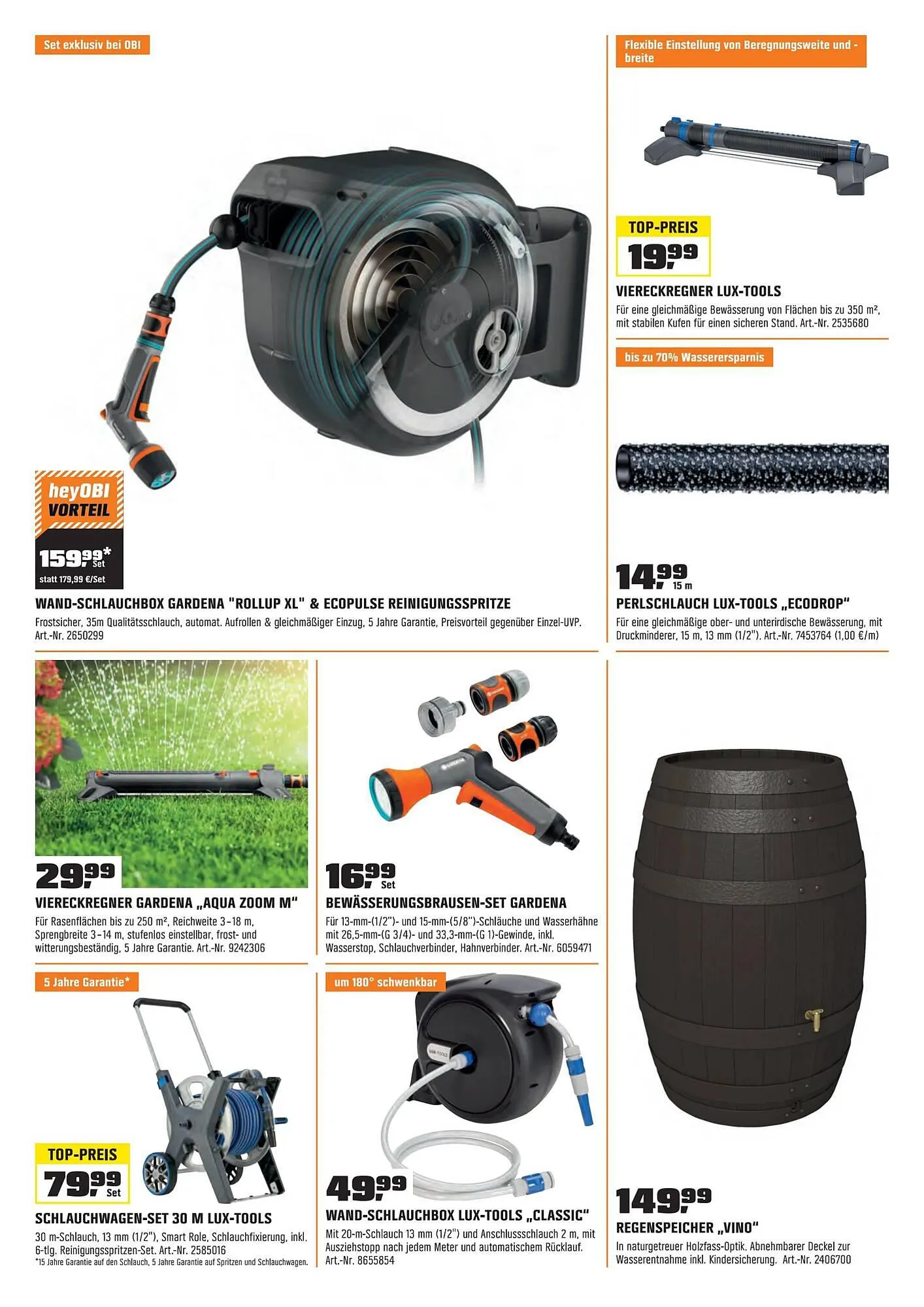 OBI Flugblatt von 30. Juni bis 31. Juli 2023 - Flugblätt seite 6