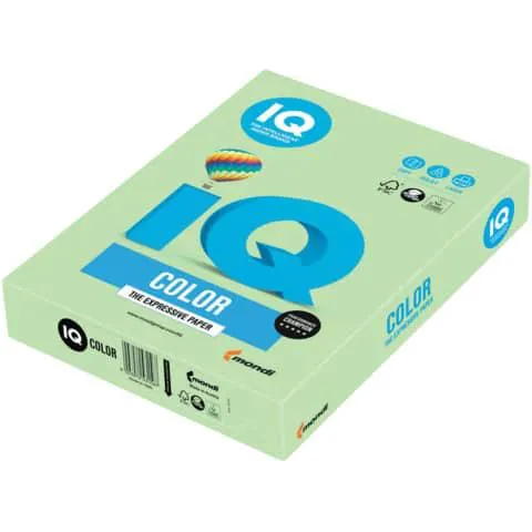Kopierpapier A4 80g pastell mittelgrün MONDI IQ color MG28