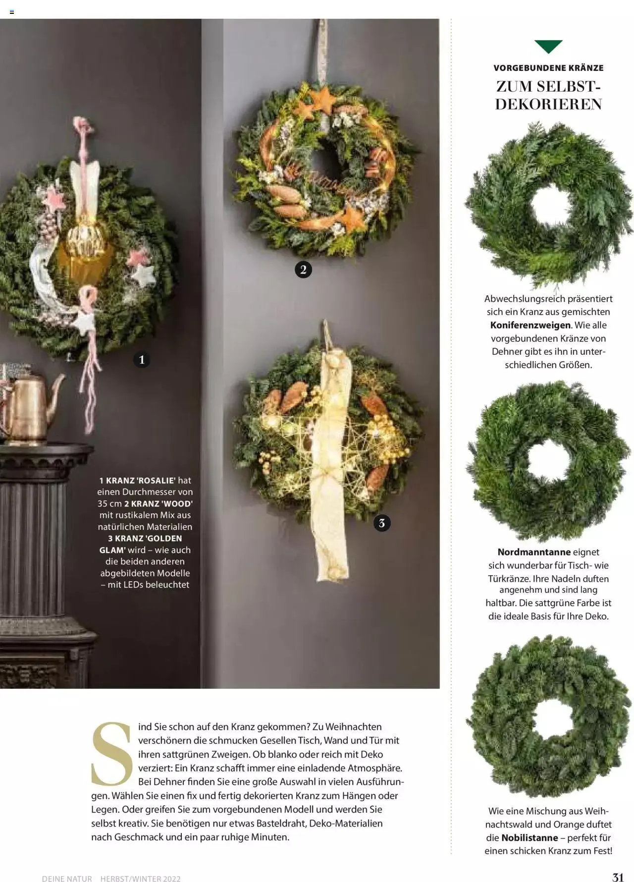 Dehner Flugblatt von 10. Oktober bis 31. Dezember 2023 - Flugblätt seite  31