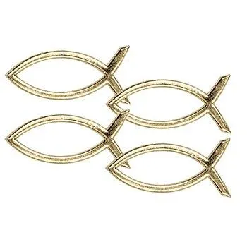 Wachsmotive "Fisch gold"