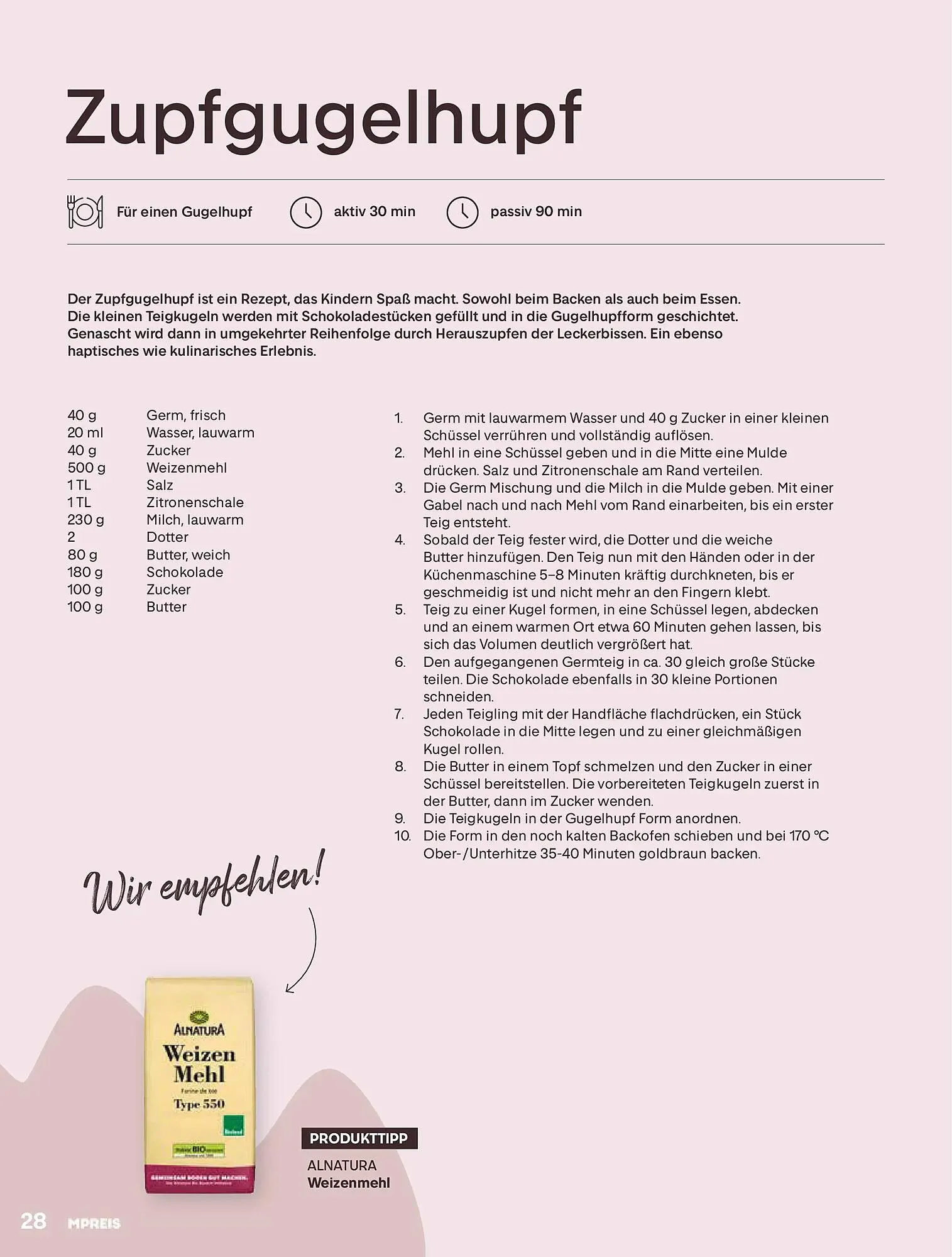 MPreis Flugblatt von 24. November bis 14. Dezember 2025 - Flugblätt seite  28