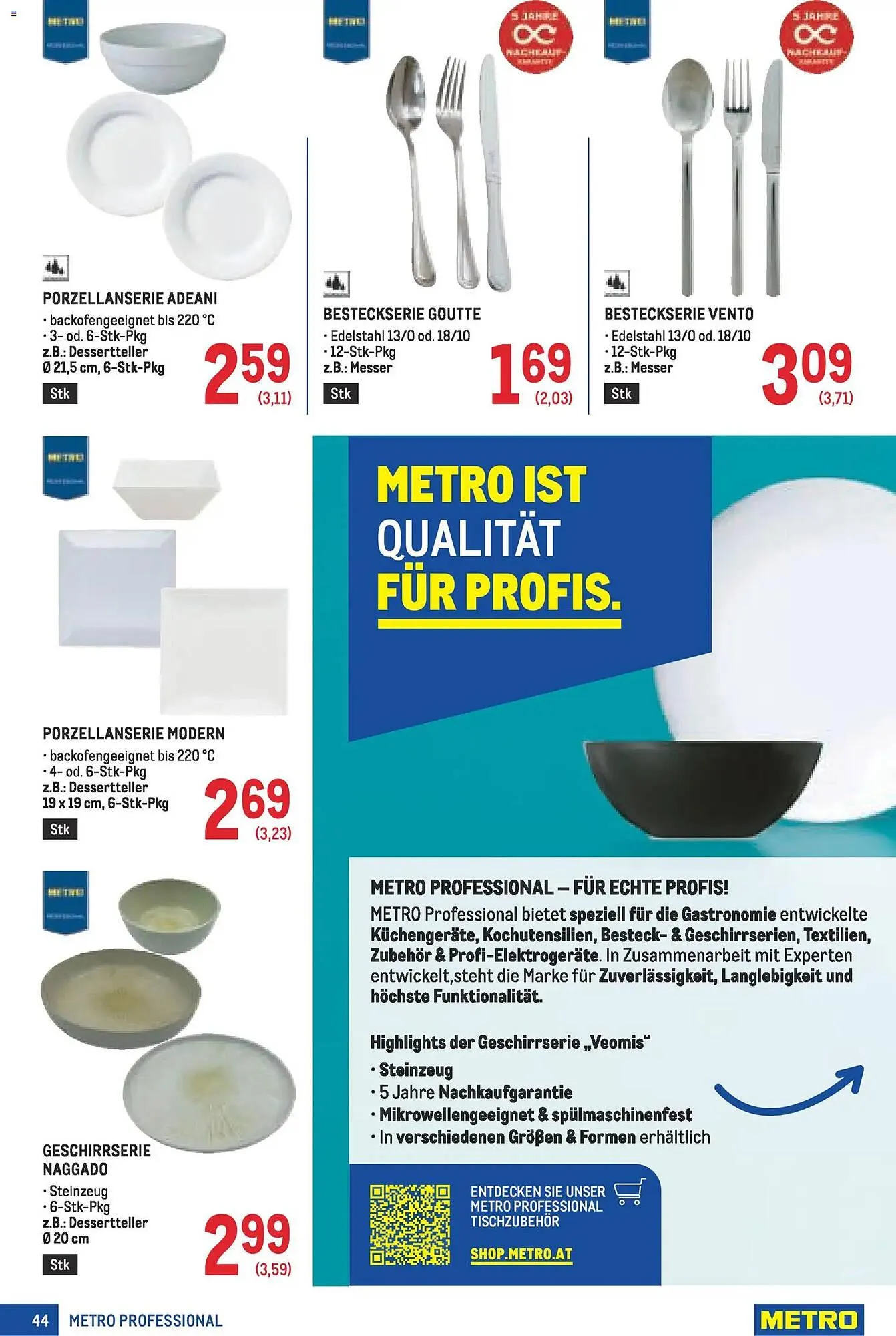 Metro Flugblatt von 19. März bis 1. April 2026 - Flugblätt seite  44