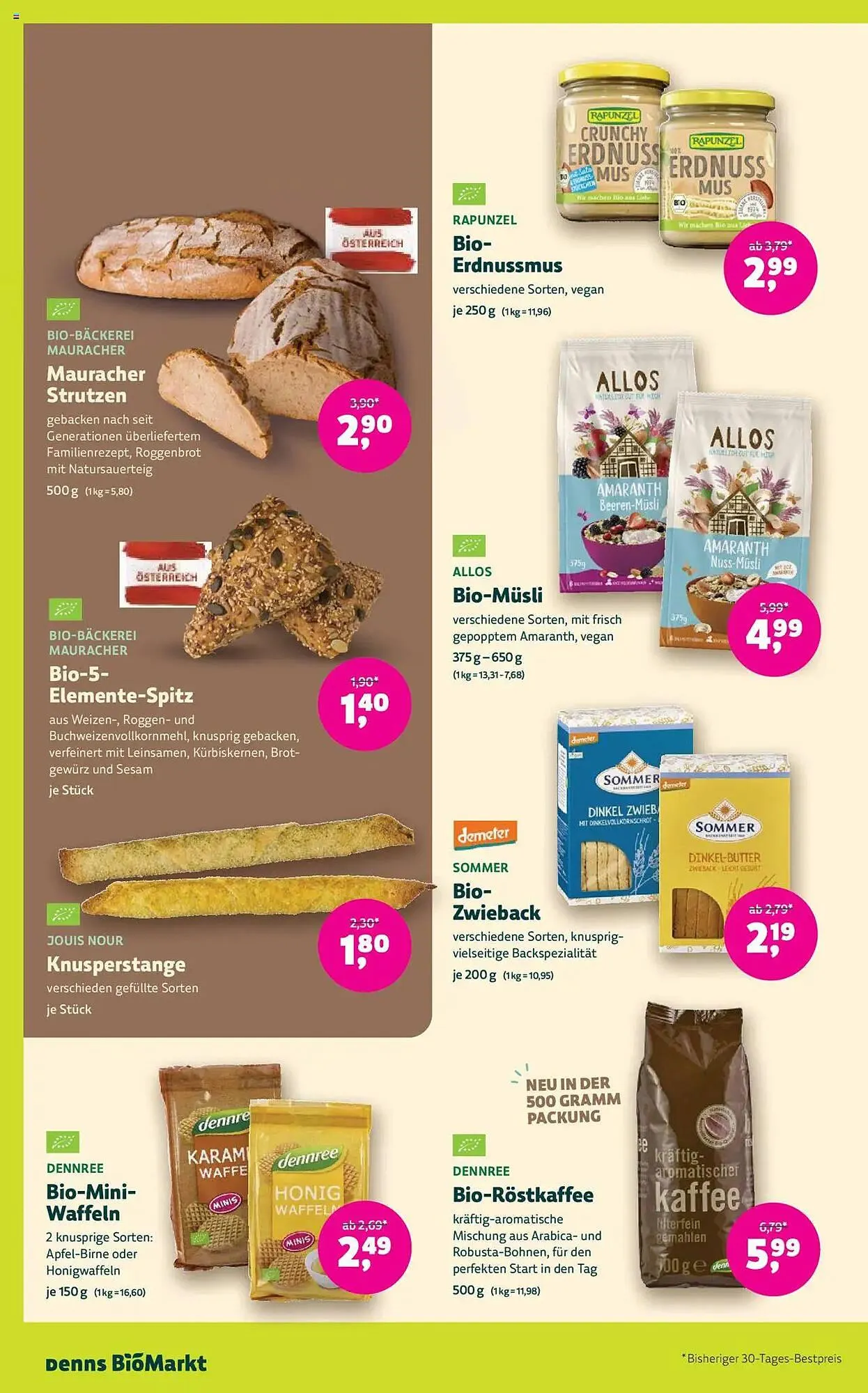 Denn's Biomarkt Flugblatt von 2. Jänner bis 14. Jänner 2025 - Flugblätt seite 12