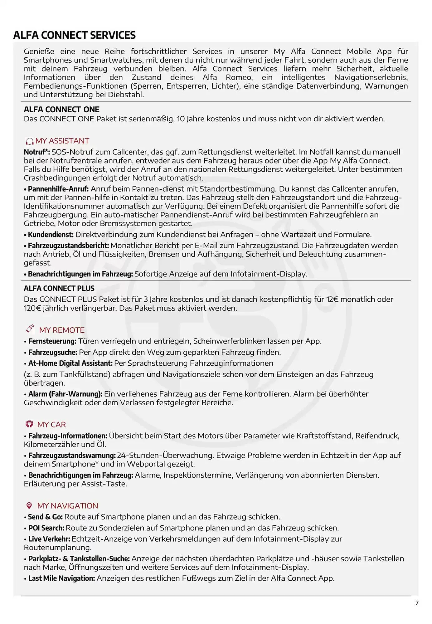 Alfa Romeo Flugblatt von 20. Februar bis 20. Februar 2026 - Flugblätt seite  7