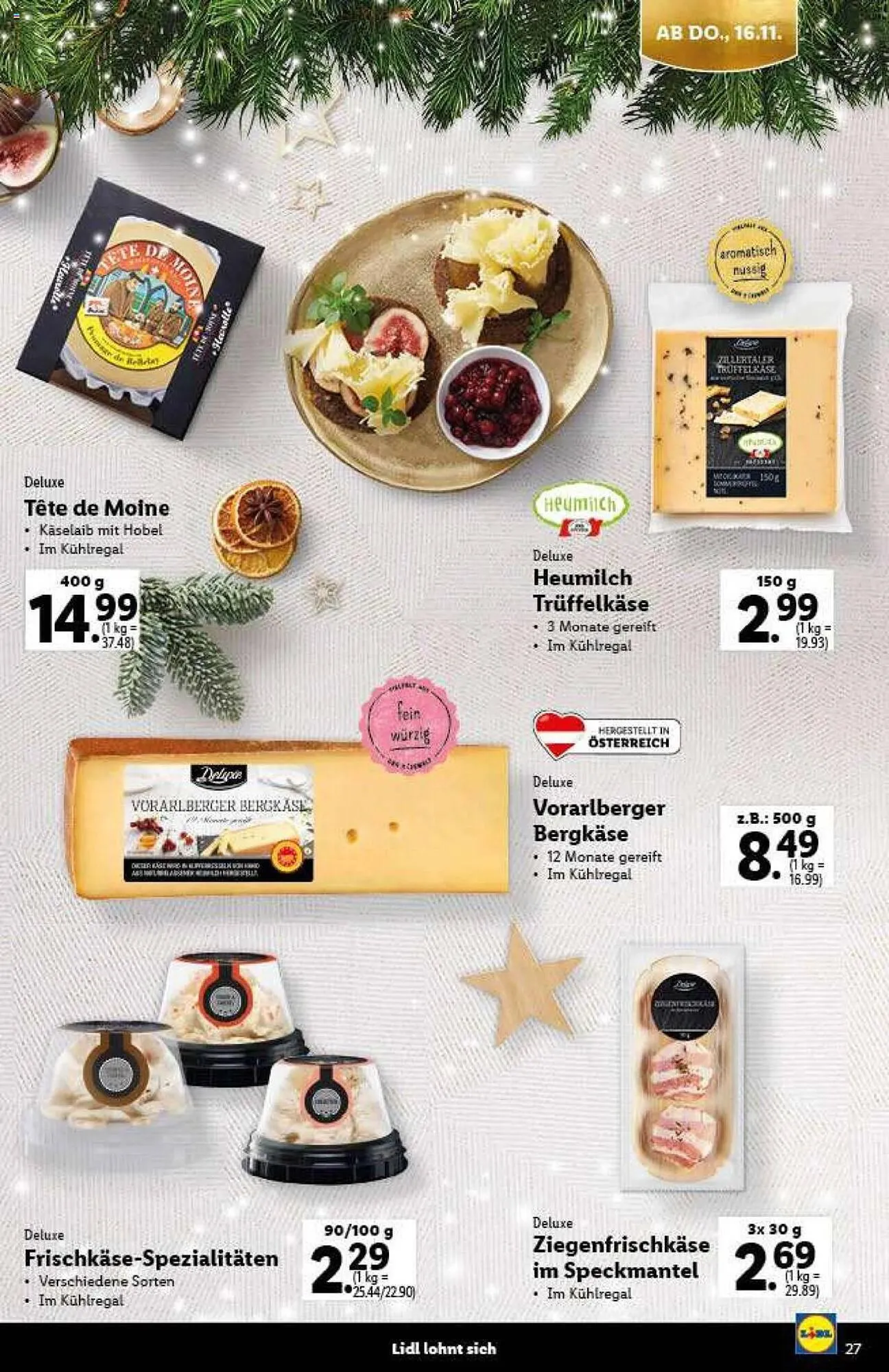 Lidl Flugblatt von 9. November bis 21. Dezember 2023 - Flugblätt seite  27