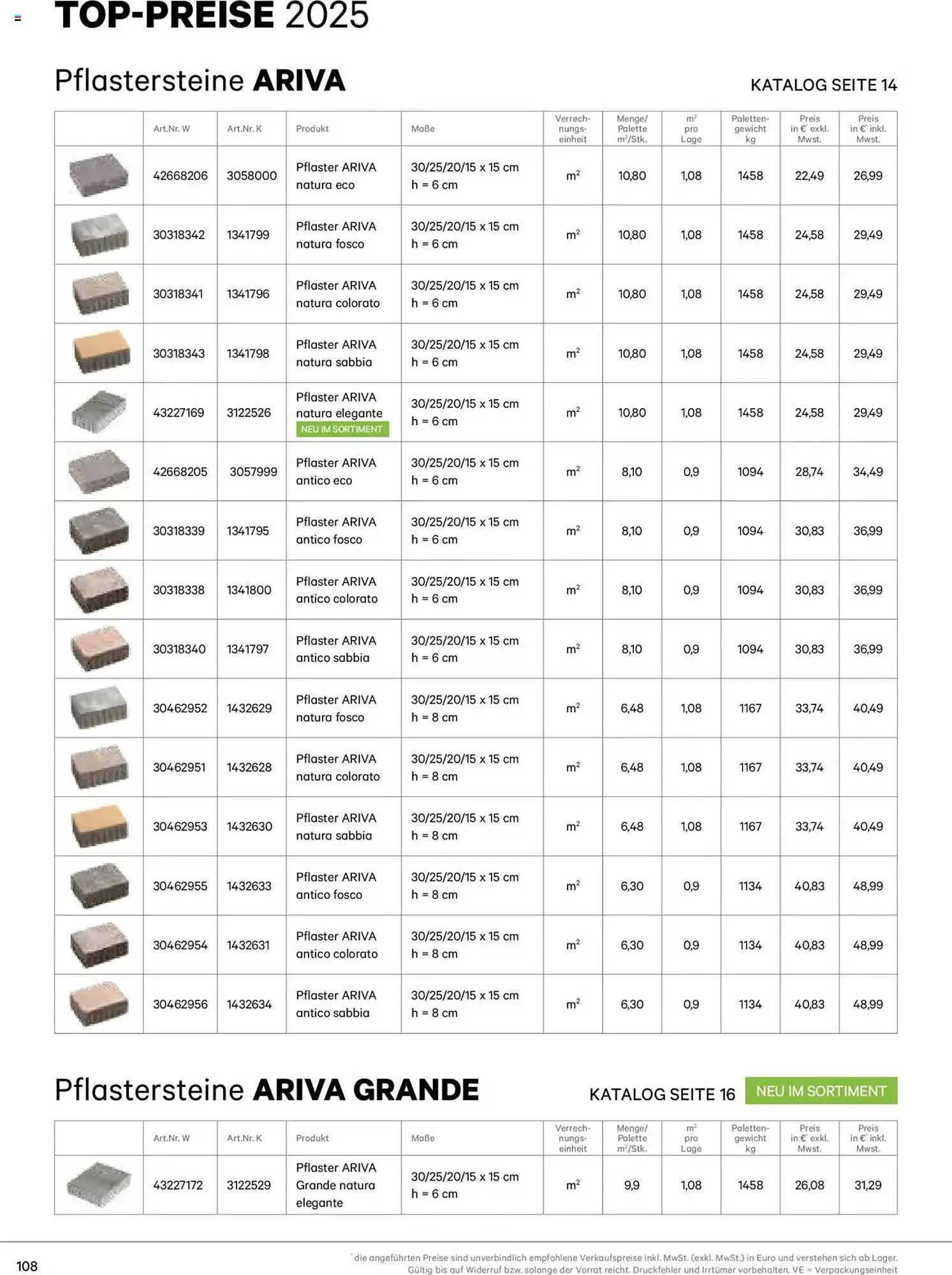 Lagerhaus Flugblatt von 8. Jänner bis 31. Dezember 2025 - Flugblätt seite  108