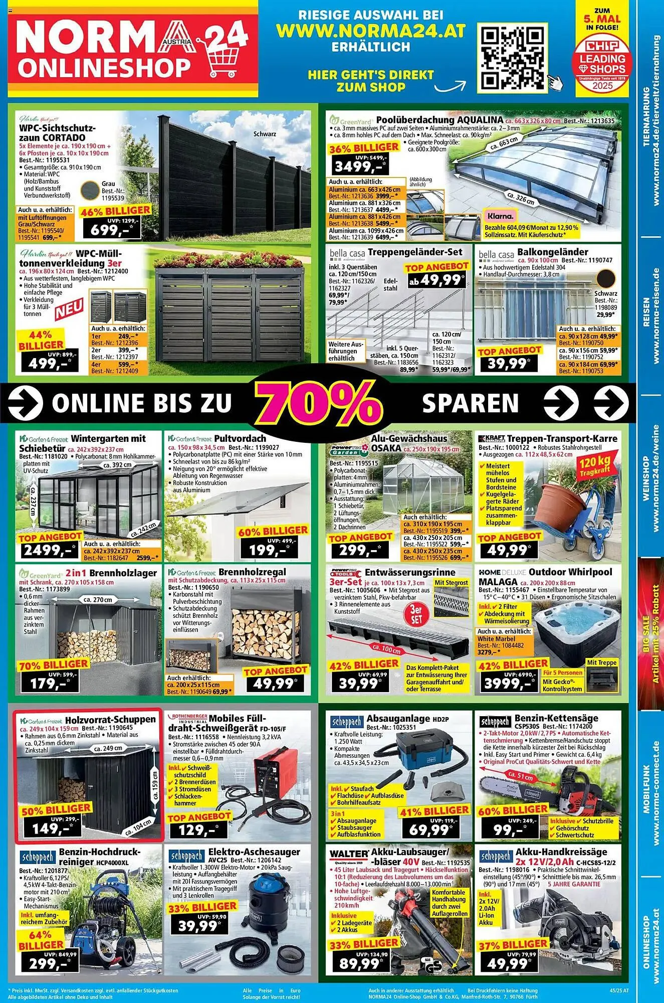 Norma Prospekt von 2. November bis 9. November 2025 - Flugblätt seite  1