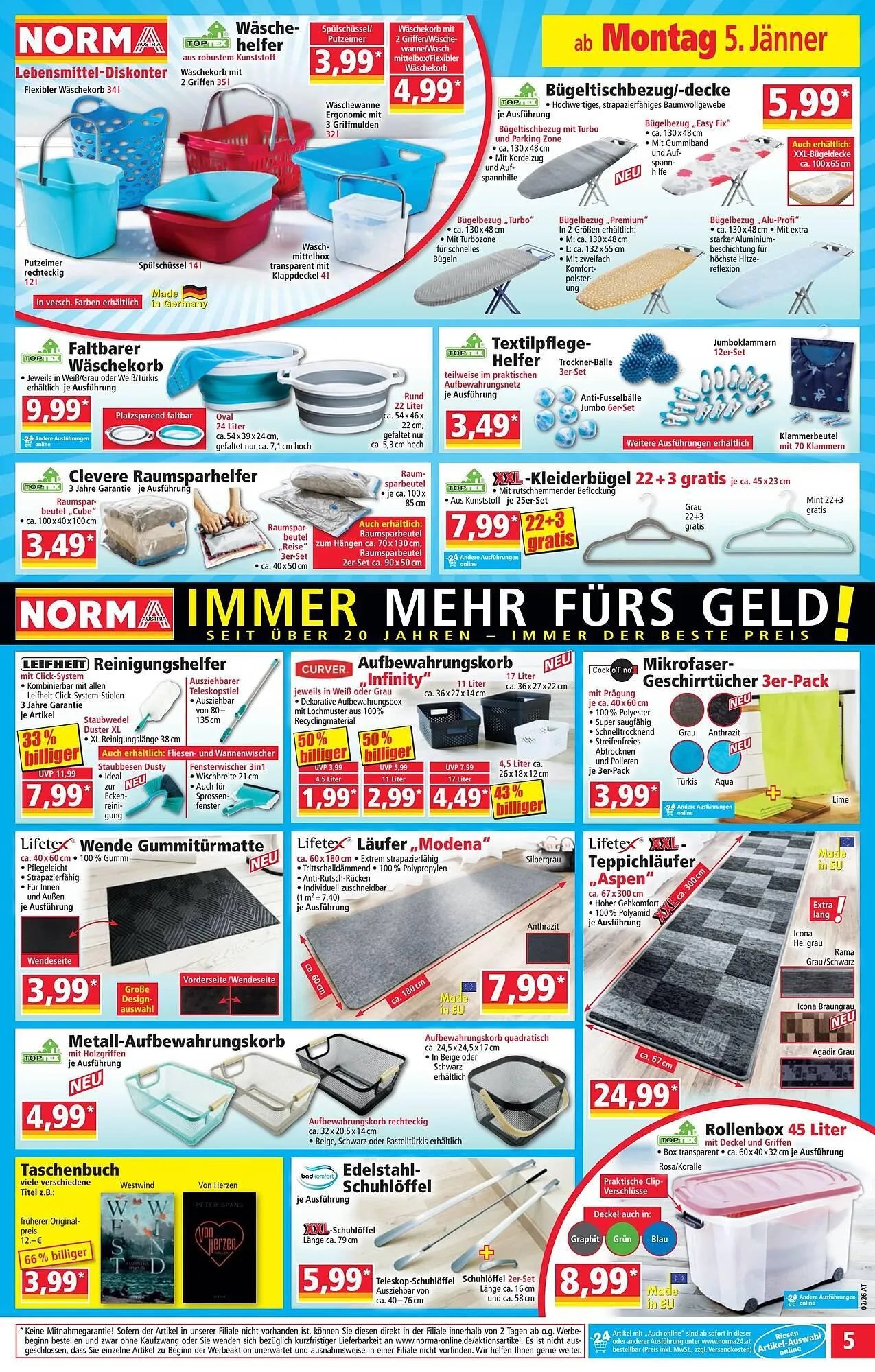 Norma Prospekt von 5. Jänner bis 11. Jänner 2026 - Flugblätt seite  5