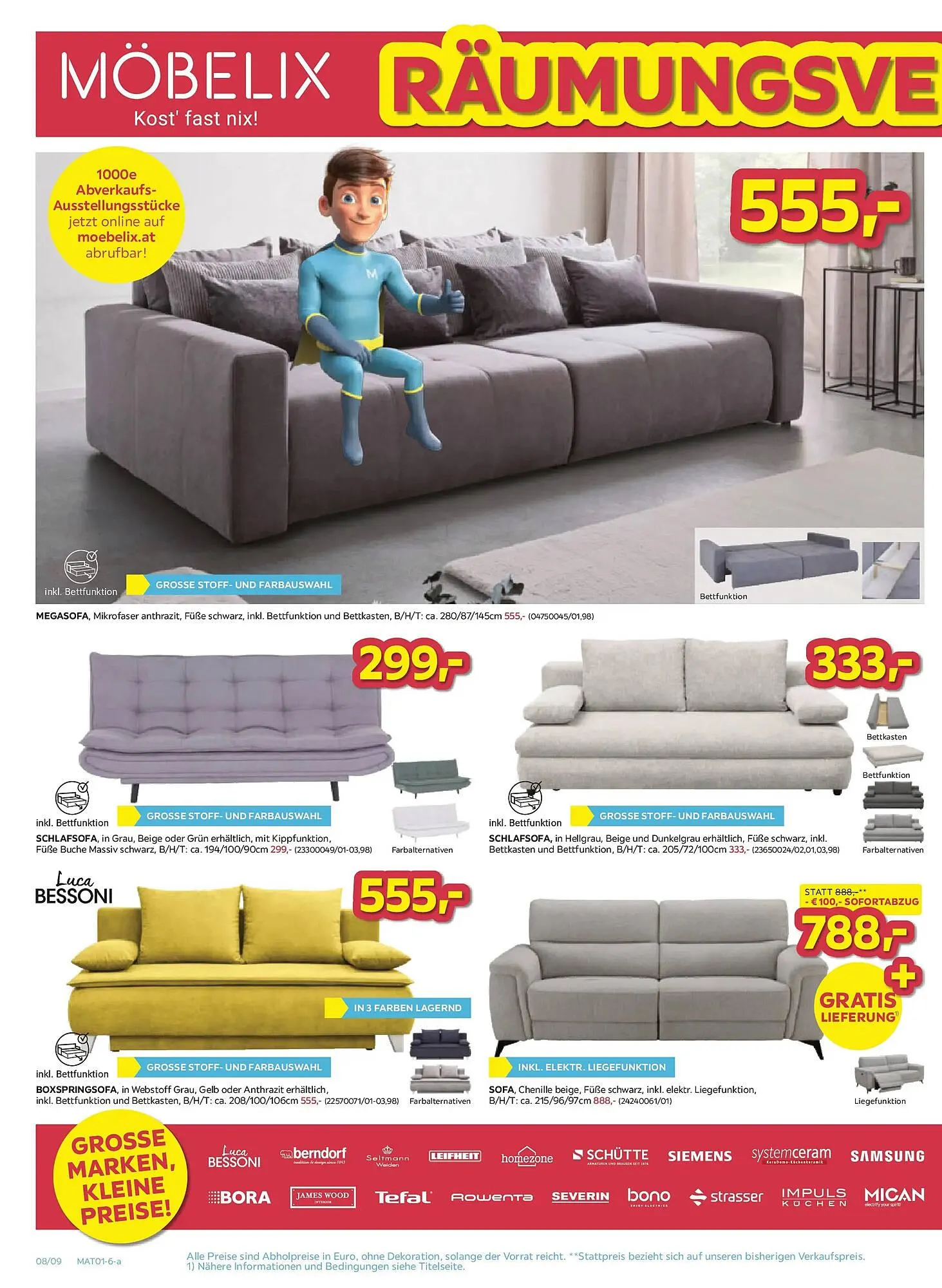 Möbelix Prospekt von 22. Dezember bis 5. Jänner 2026 - Flugblätt seite  8