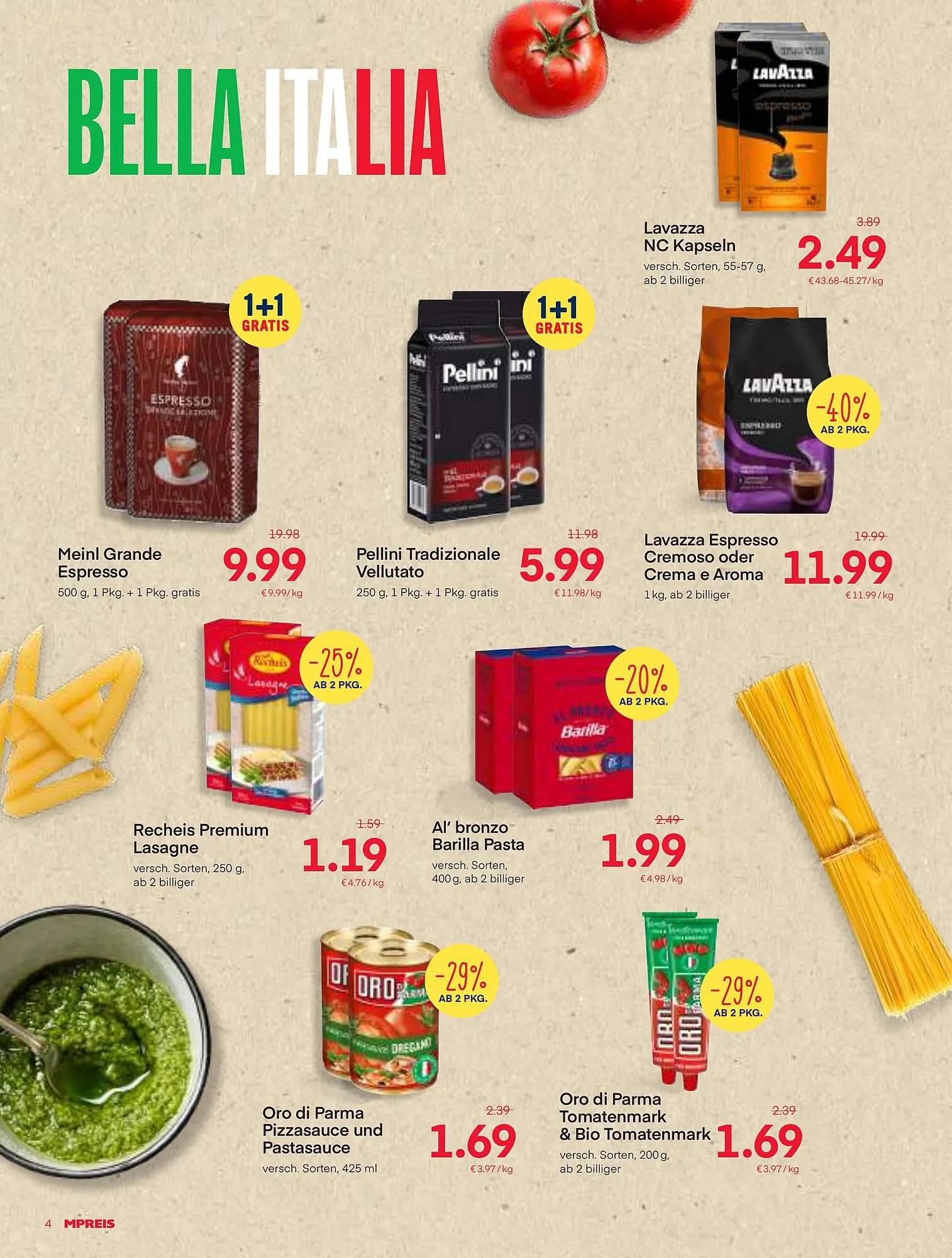 MPreis Flugblatt von 25. September bis 1. Oktober 2023 - Flugblätt seite 4