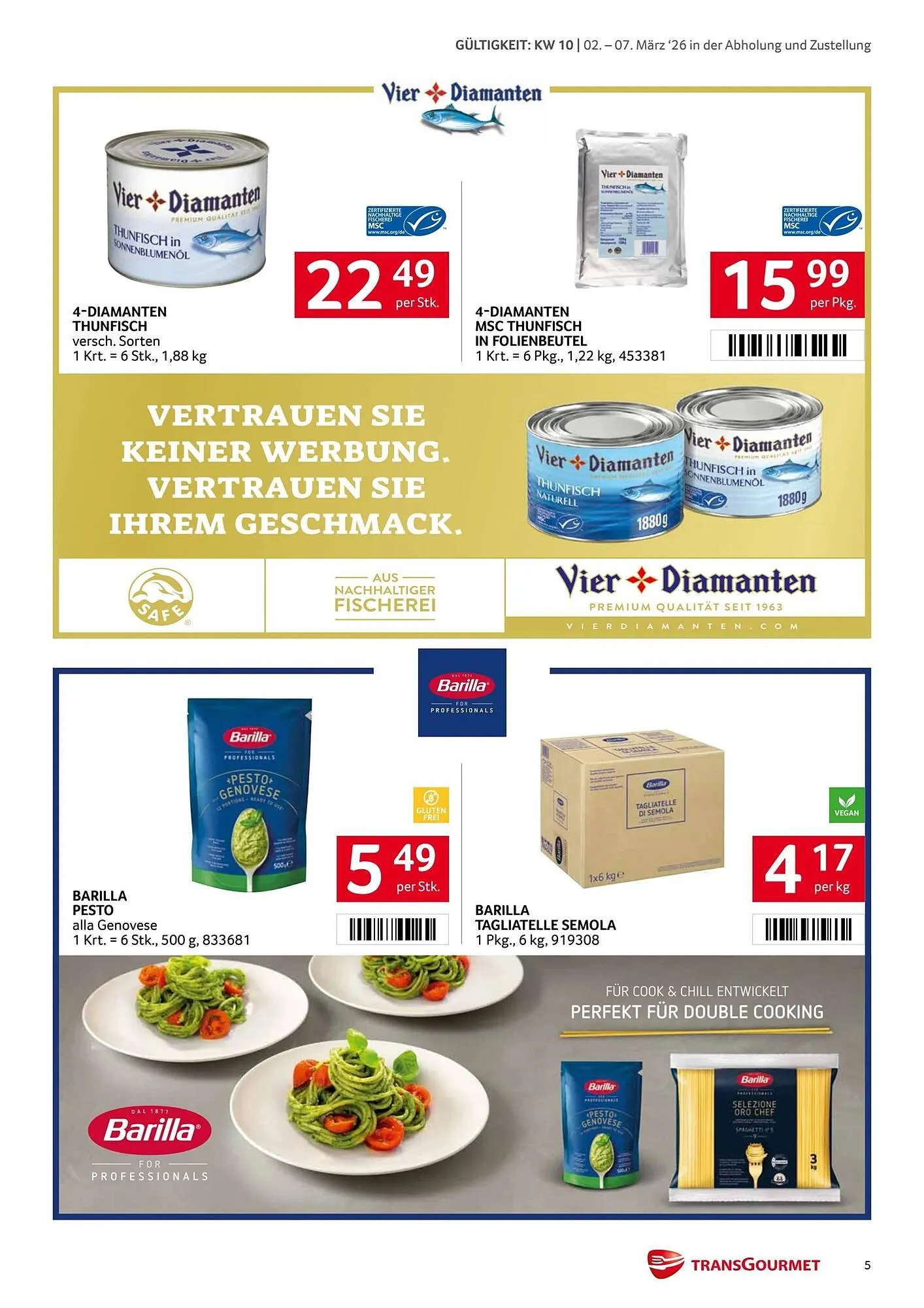 Transgourmet Flugblatt von 2. März bis 8. März 2026 - Flugblätt seite  5