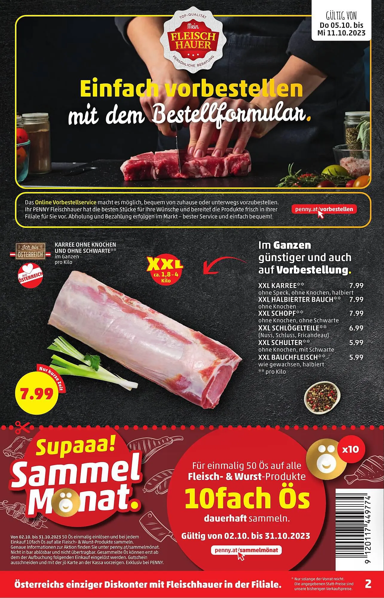 PENNY Flugblatt von 5. Oktober bis 11. Oktober 2023 - Flugblätt seite 2