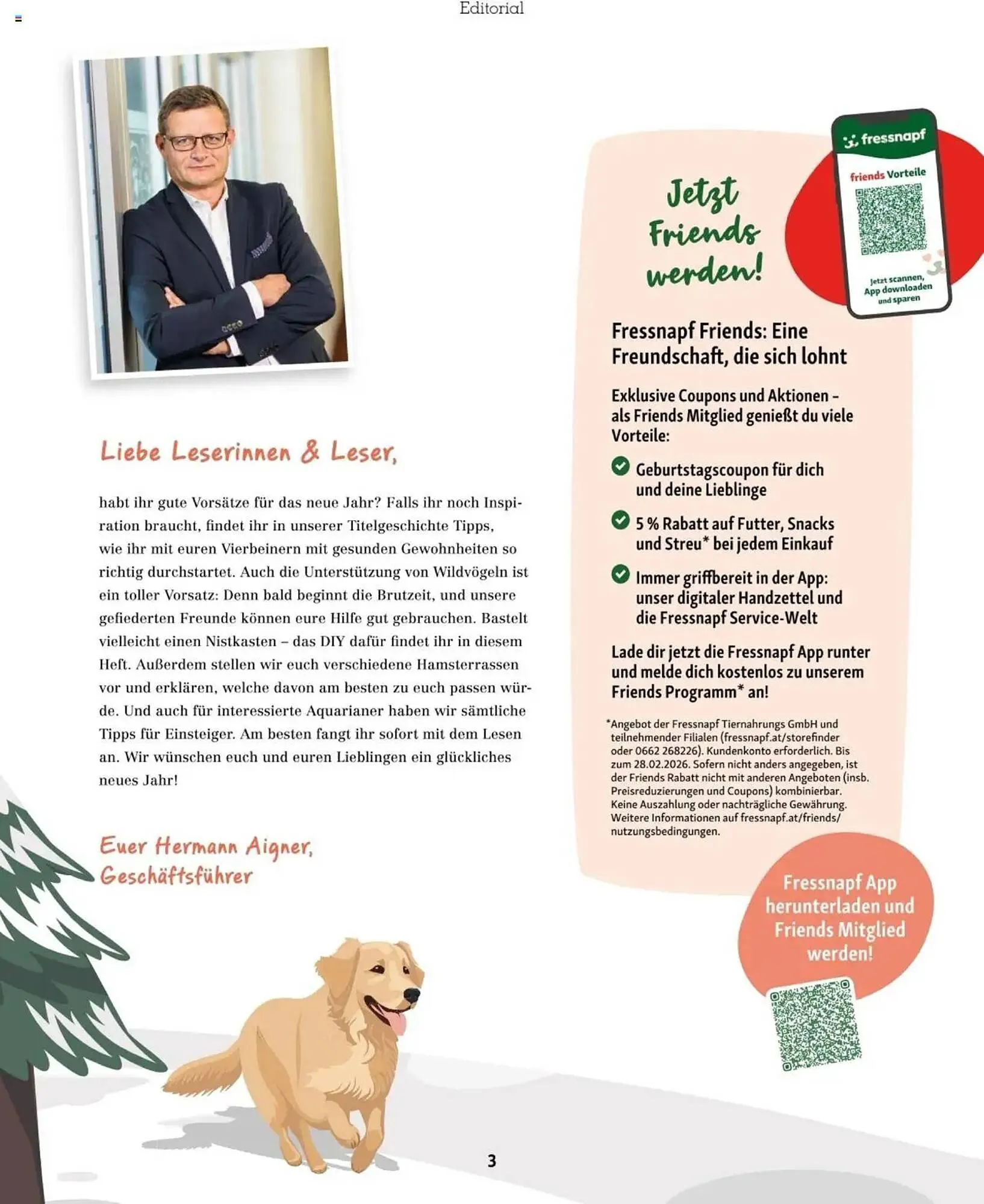 Fressnapf Flugblatt von 2. Jänner bis 2. März 2025 - Flugblätt seite 3