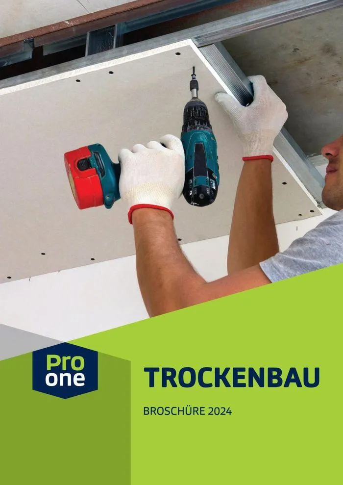 ProOne Trockenbaubroschuere 2024 - 1