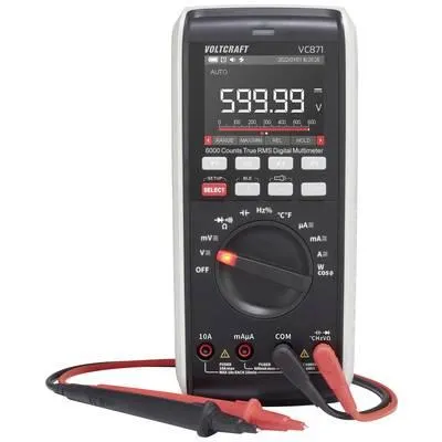 VOLTCRAFT VC871 Hand-Multimeter digital Datenlogger CAT III 1000 V, CAT IV 600 V Anzeige (Counts): 60000