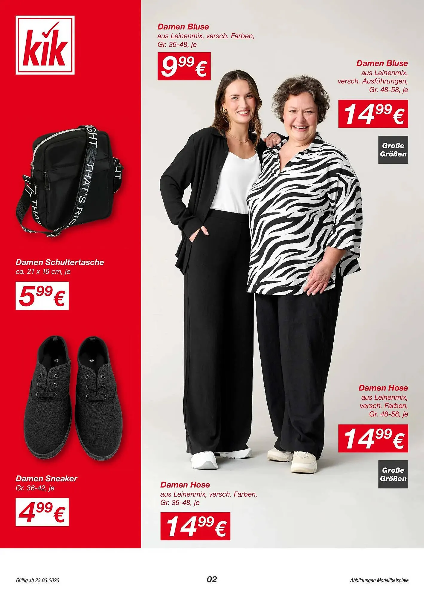 KiK Prospekt von 23. März bis 19. April 2026 - Flugblätt seite  2
