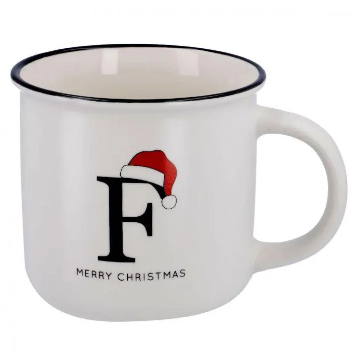 Becher Buchstabe mit Mütze, F, 380 ml