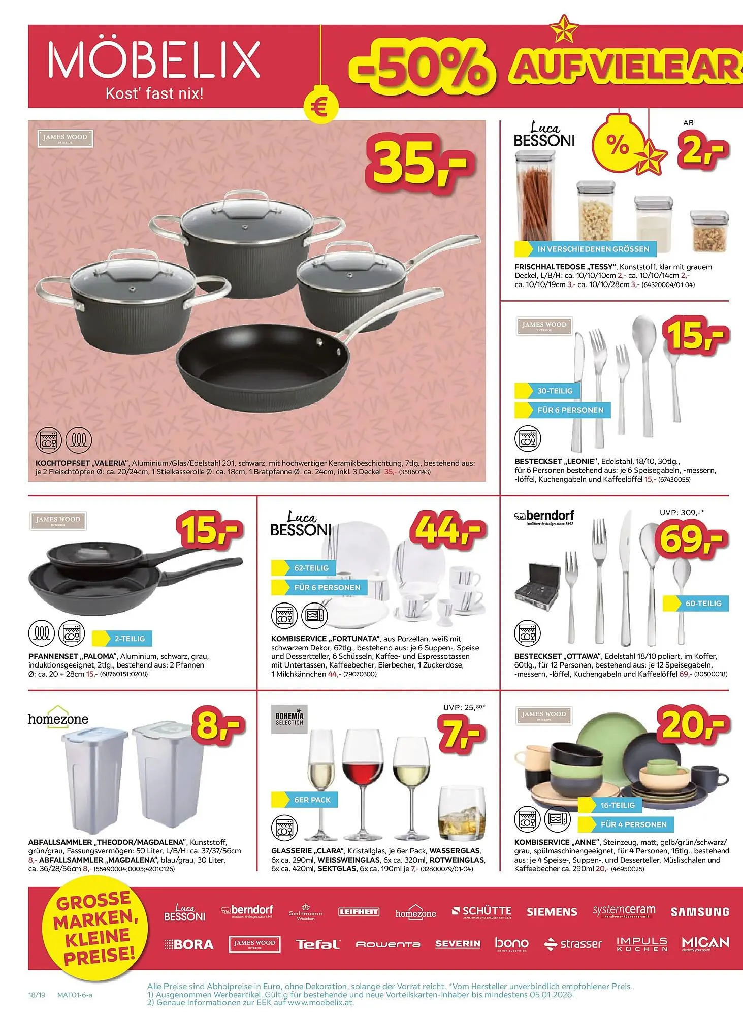Möbelix Prospekt von 22. Dezember bis 5. Jänner 2026 - Flugblätt seite 18