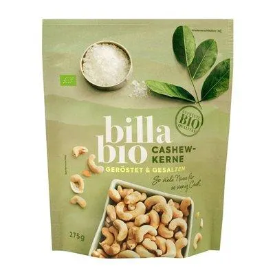 BILLA Bio Cashewkerne geröstet & gesalzen