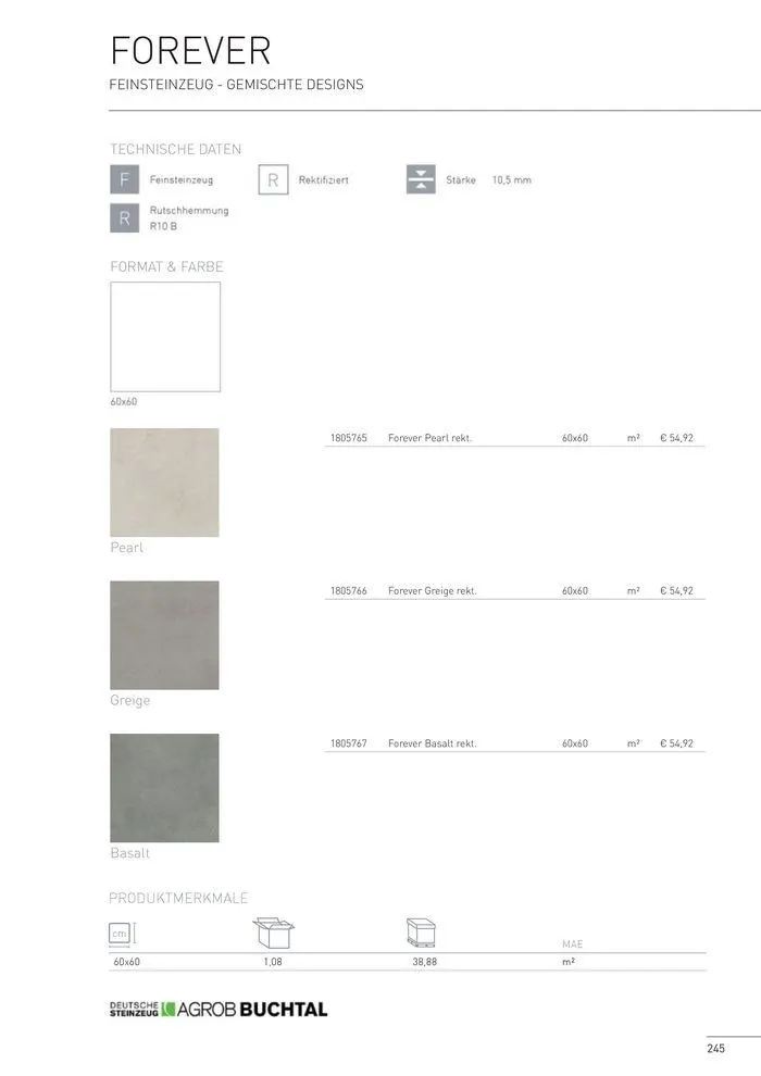 Fliesen 2024 von 5. Juni bis 31. Dezember 2024 - Flugblätt seite 243