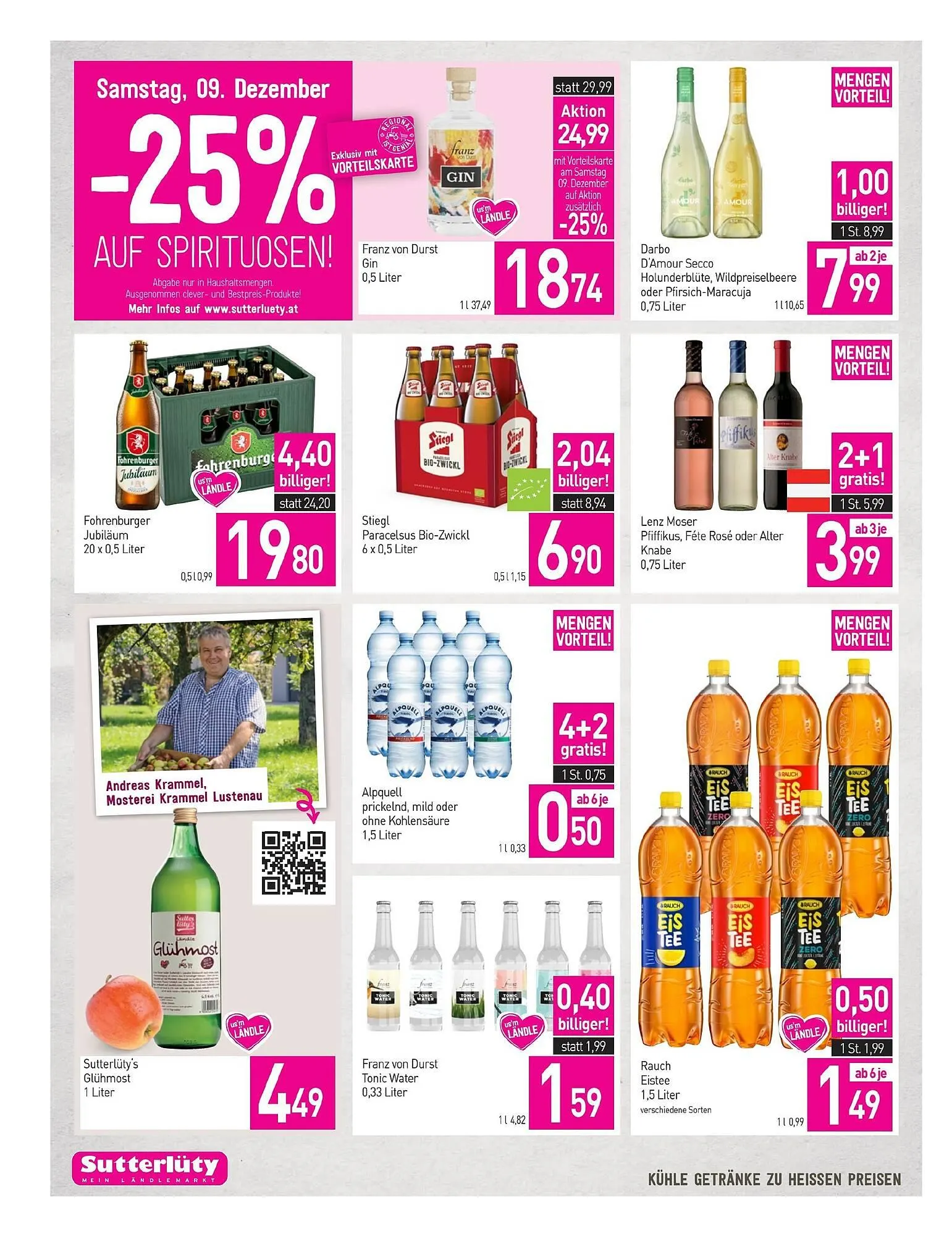 Sutterlüty Flugblatt von 7. Dezember bis 12. Dezember 2023 - Flugblätt seite 14