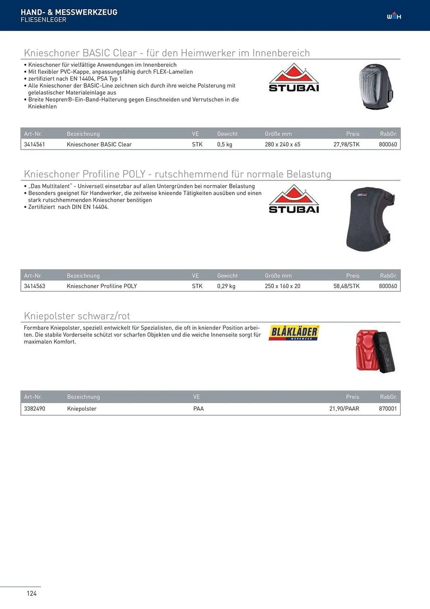 Würth Flugblatt von 22. Februar bis 31. Dezember 2024 - Flugblätt seite  124