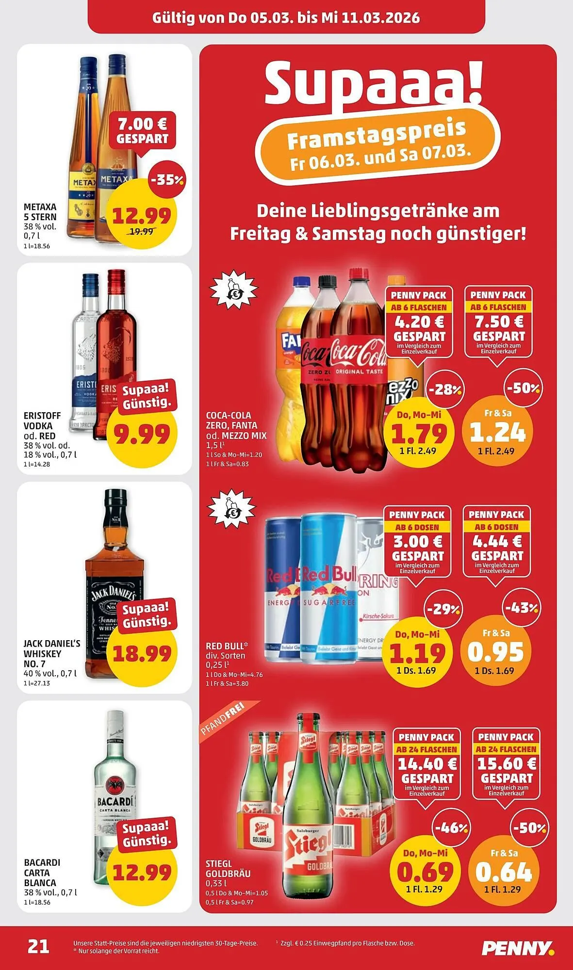 PENNY Flugblatt von 5. März bis 11. März 2026 - Flugblätt seite  21