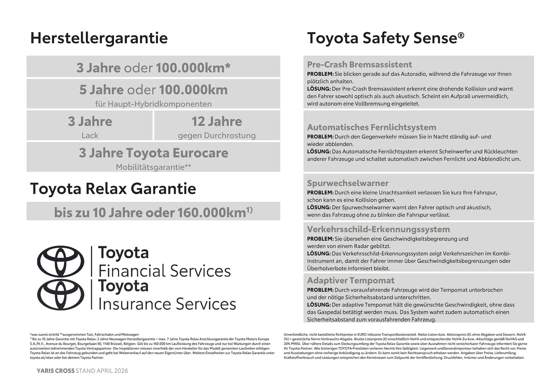 Toyota Flugblatt von 1. April bis 30. April 2026 - Flugblätt seite  18