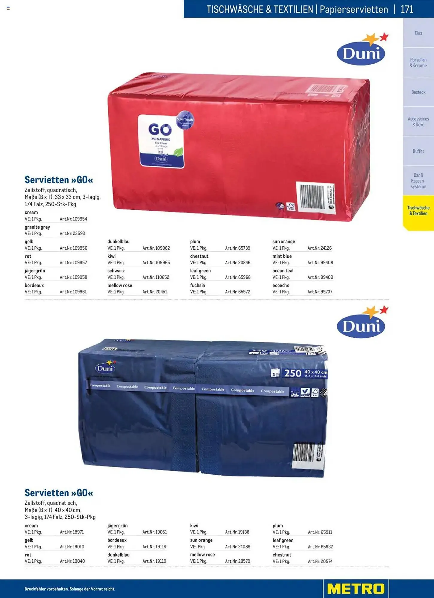 Metro Flugblatt von 2. Dezember bis 31. Dezember 2025 - Flugblätt seite  171